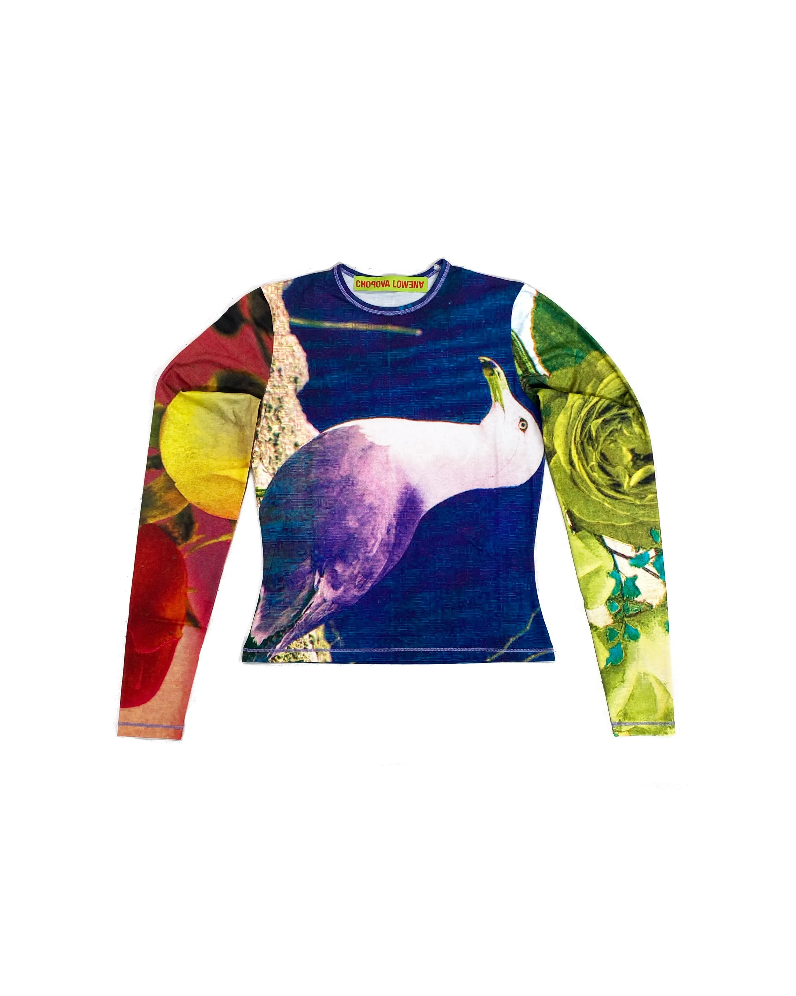 Sideways Seagull Fitted Jersey Top sold by Chopova Lowena product image thumbnail 4