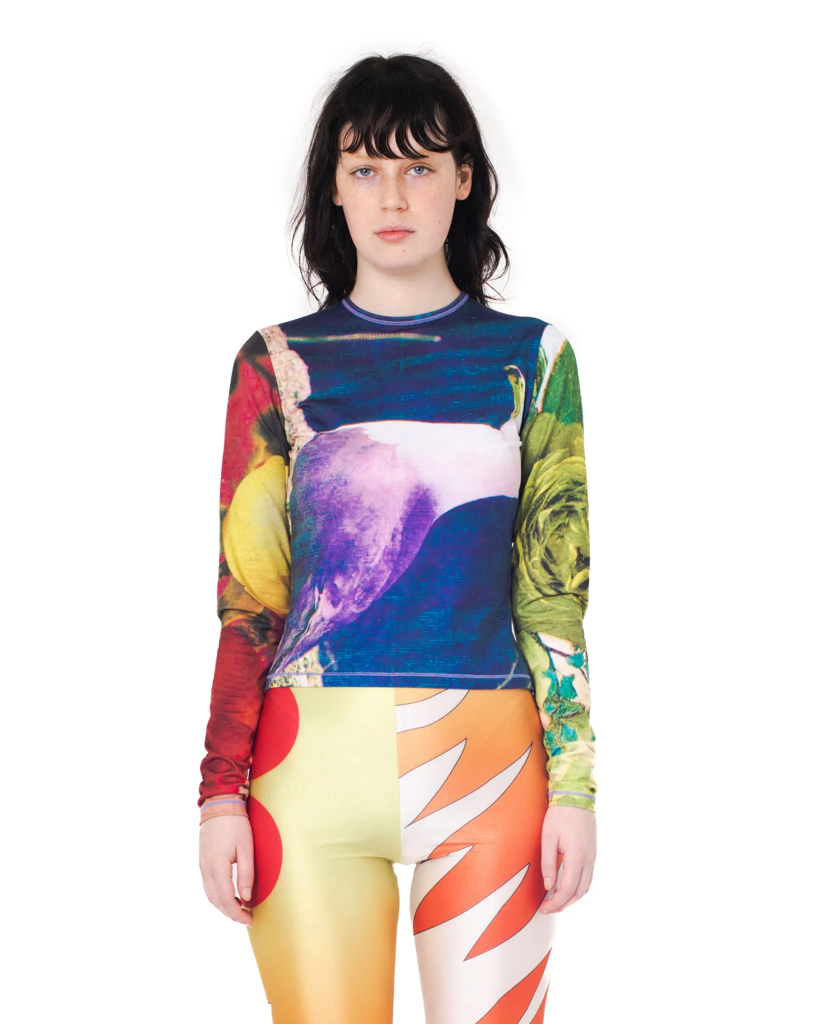 Sideways Seagull Fitted Jersey Top sold by Chopova Lowena