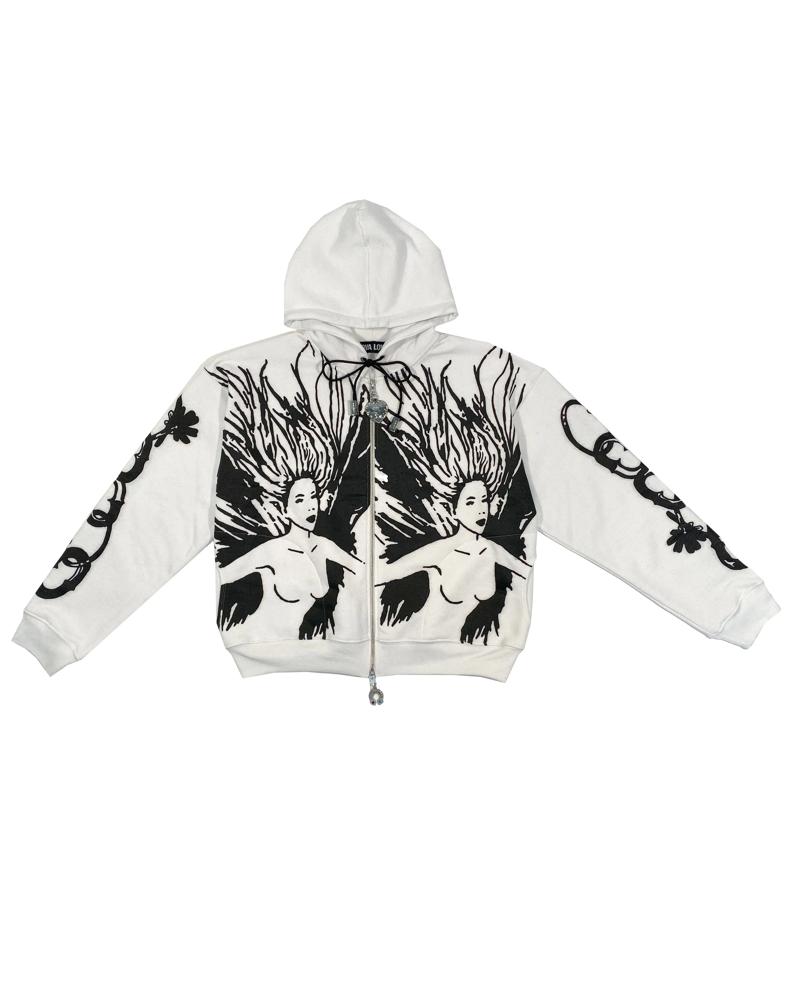 Fairy Girl Zip Hoodie sold by Chopova Lowena product image thumbnail 3
