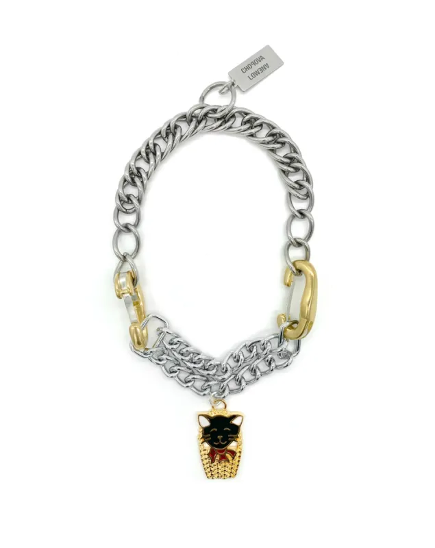 Cat Basket Curb Necklace sold by Chopova Lowena