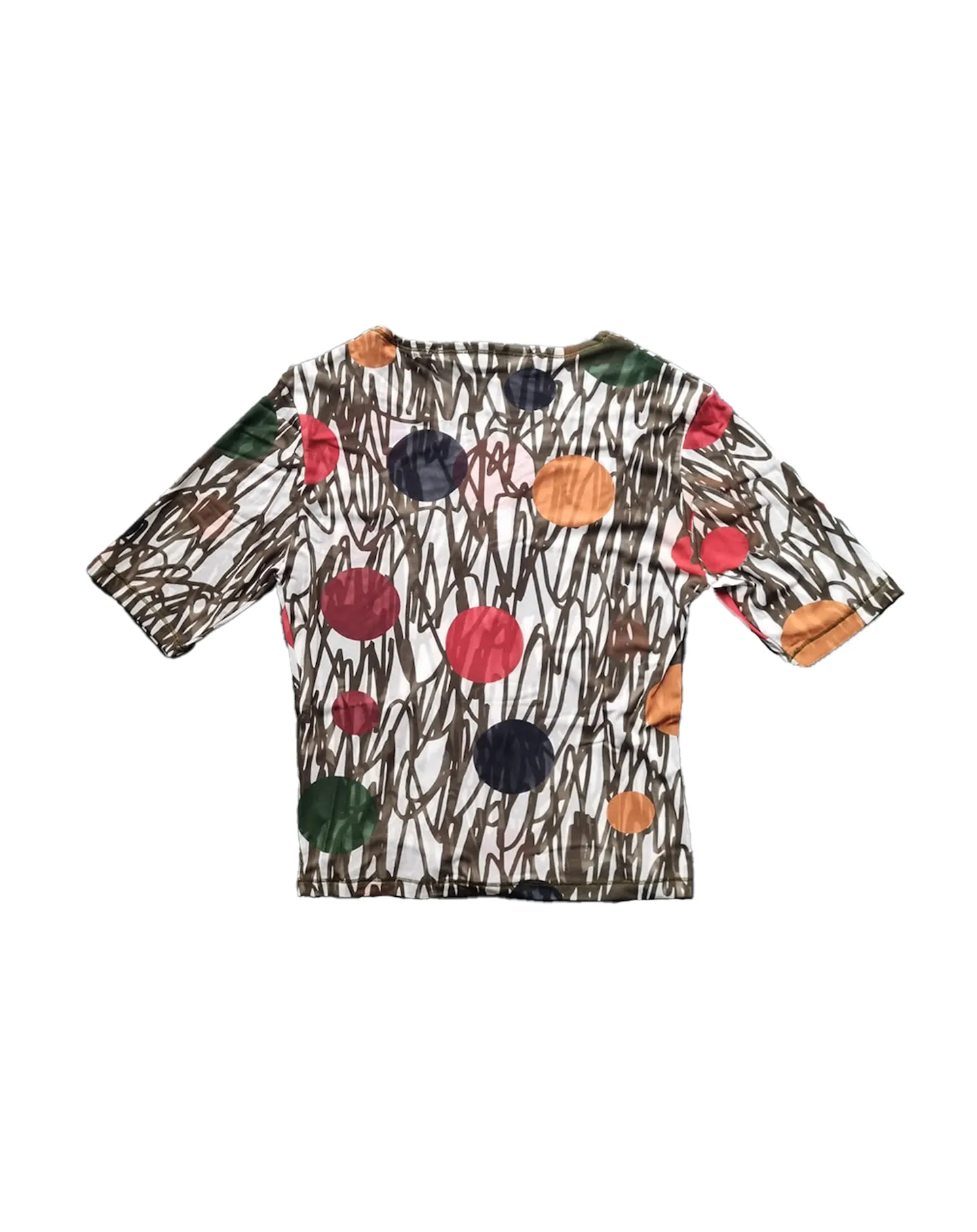 Scribble Dot Mesh Button Top sold by Chopova Lowena product image thumbnail 2