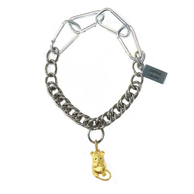 Mouse Charm Necklace made by Chopova Lowena