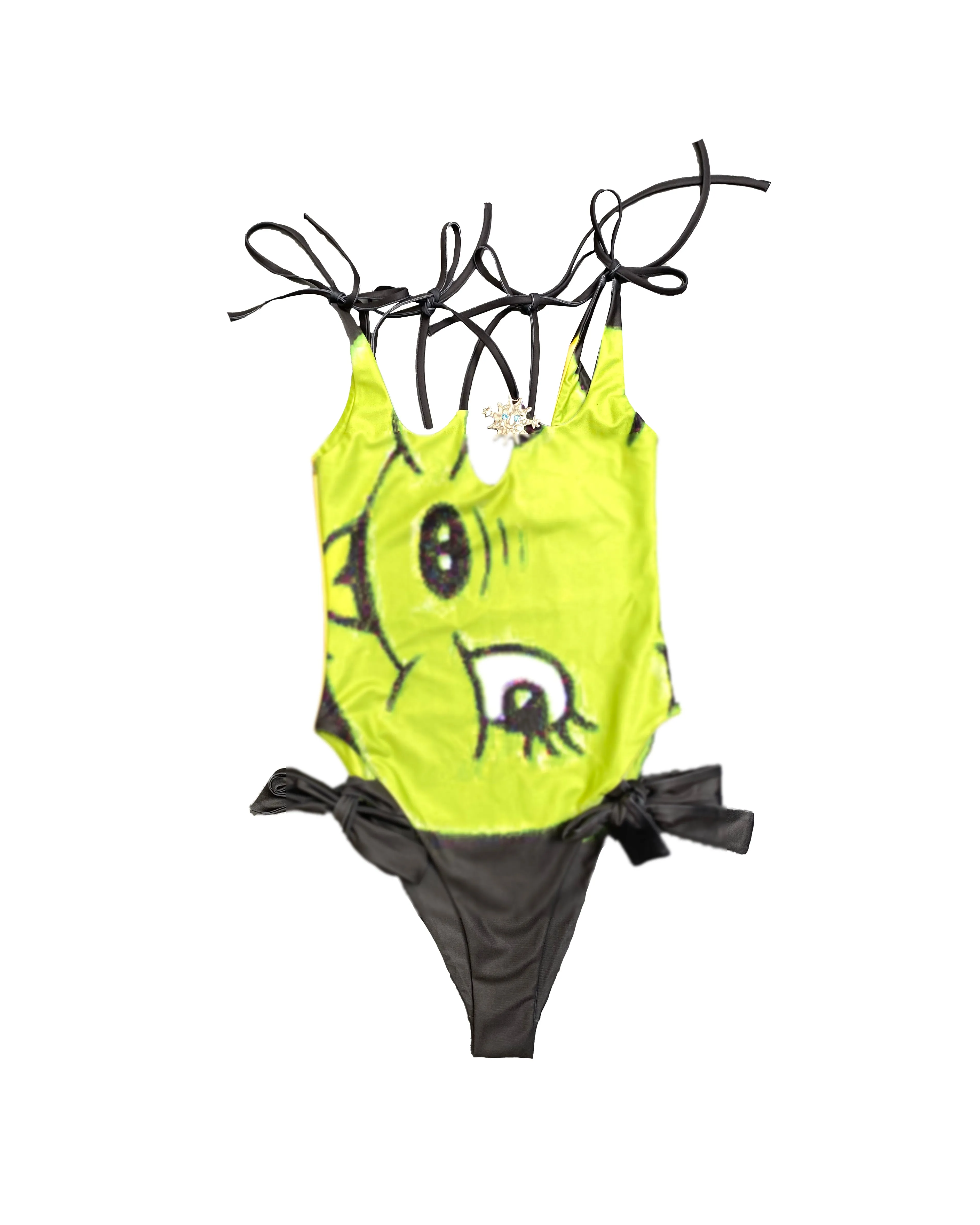 Allium Face Reversible Swimsuit sold by Chopova Lowena product image thumbnail 5