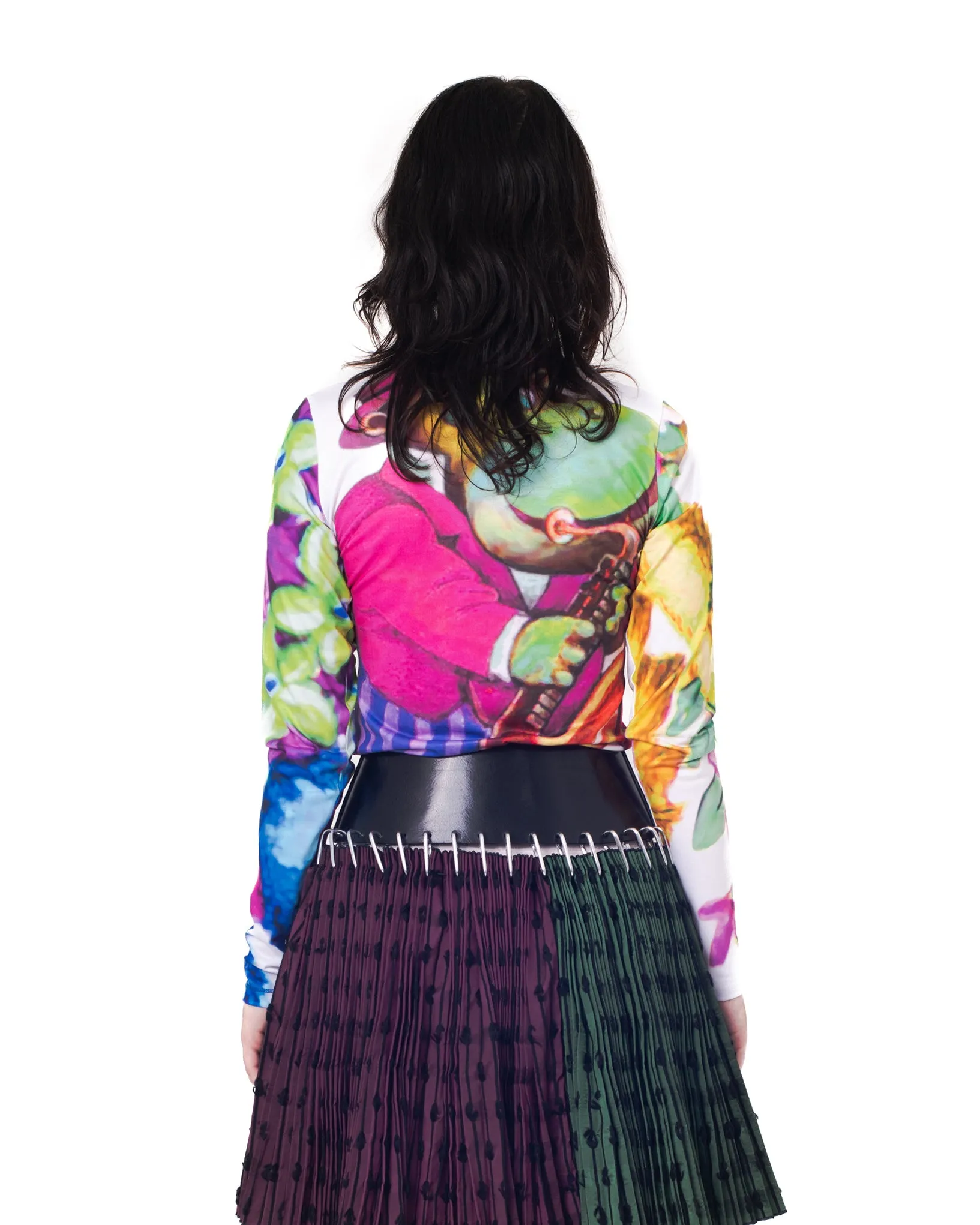 Pink Bear Fitted Jersey Top sold by Chopova Lowena product image thumbnail 3