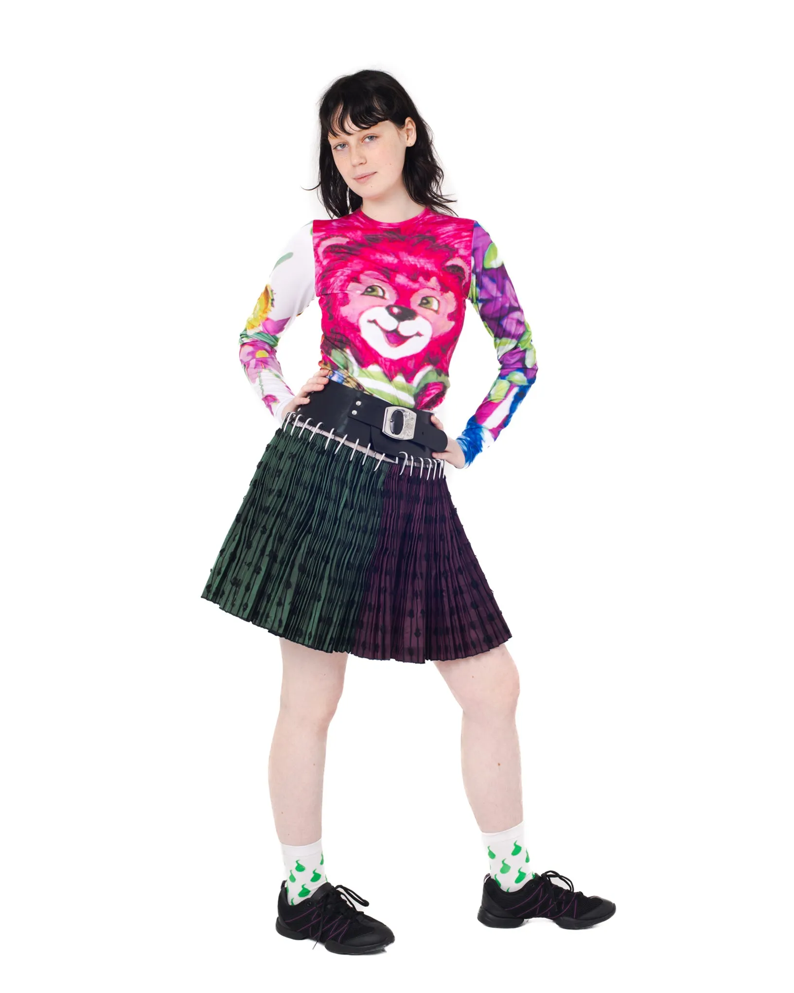 Pink Bear Fitted Jersey Top sold by Chopova Lowena product image thumbnail 2