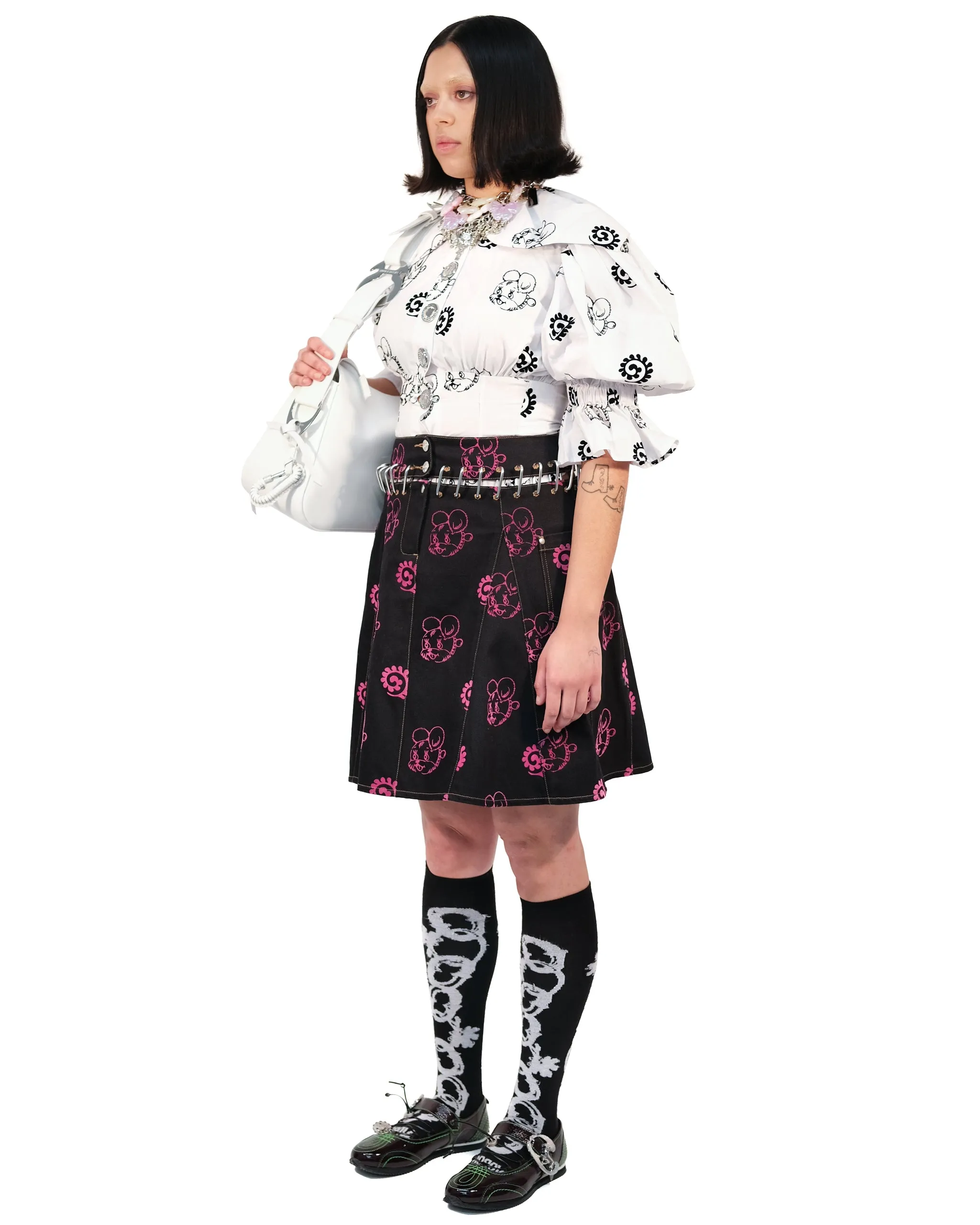 Nosebutter Flocked Skirt sold by Chopova Lowena product image thumbnail 2