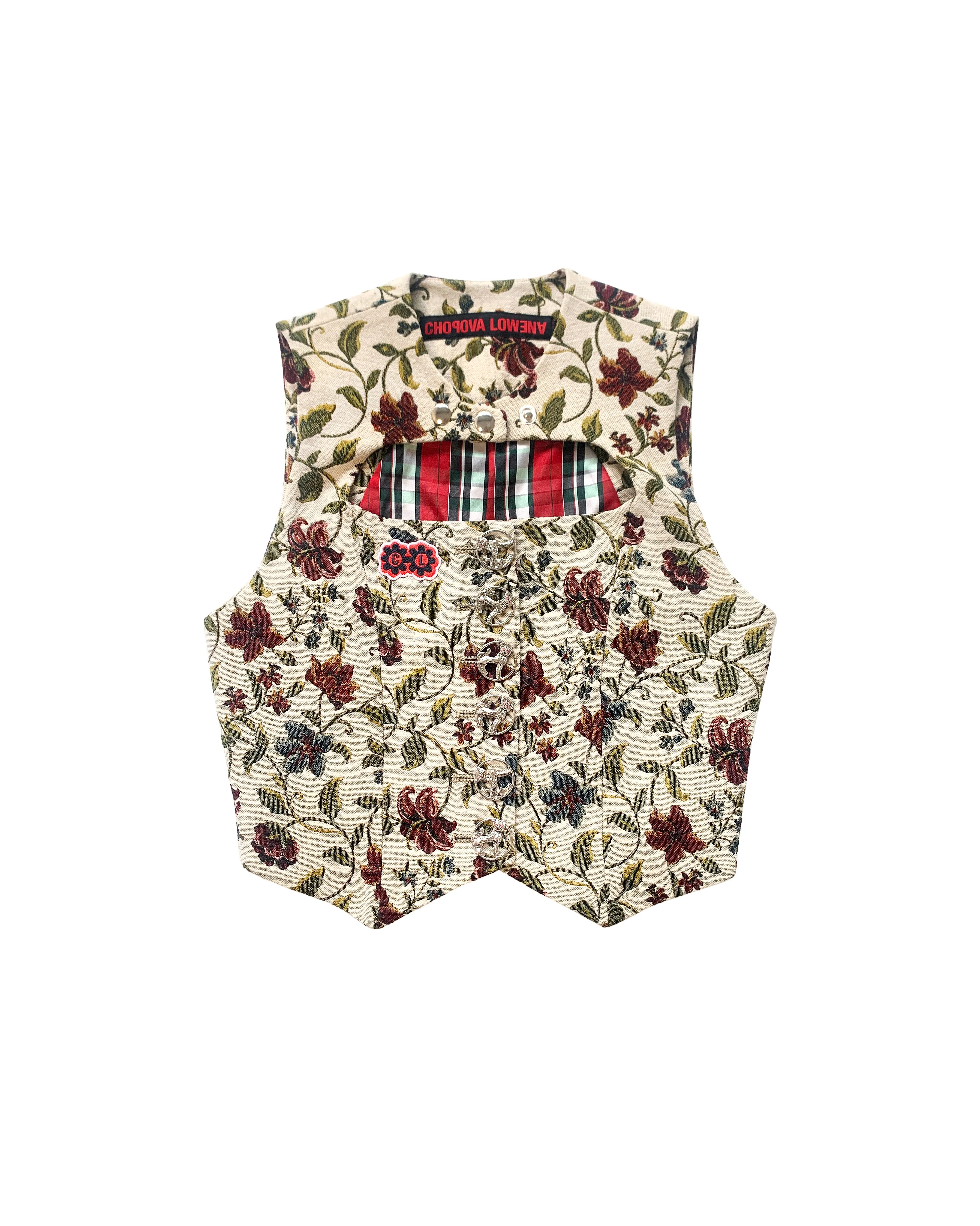 Floral Nose Vest sold by Chopova Lowena product image thumbnail 4