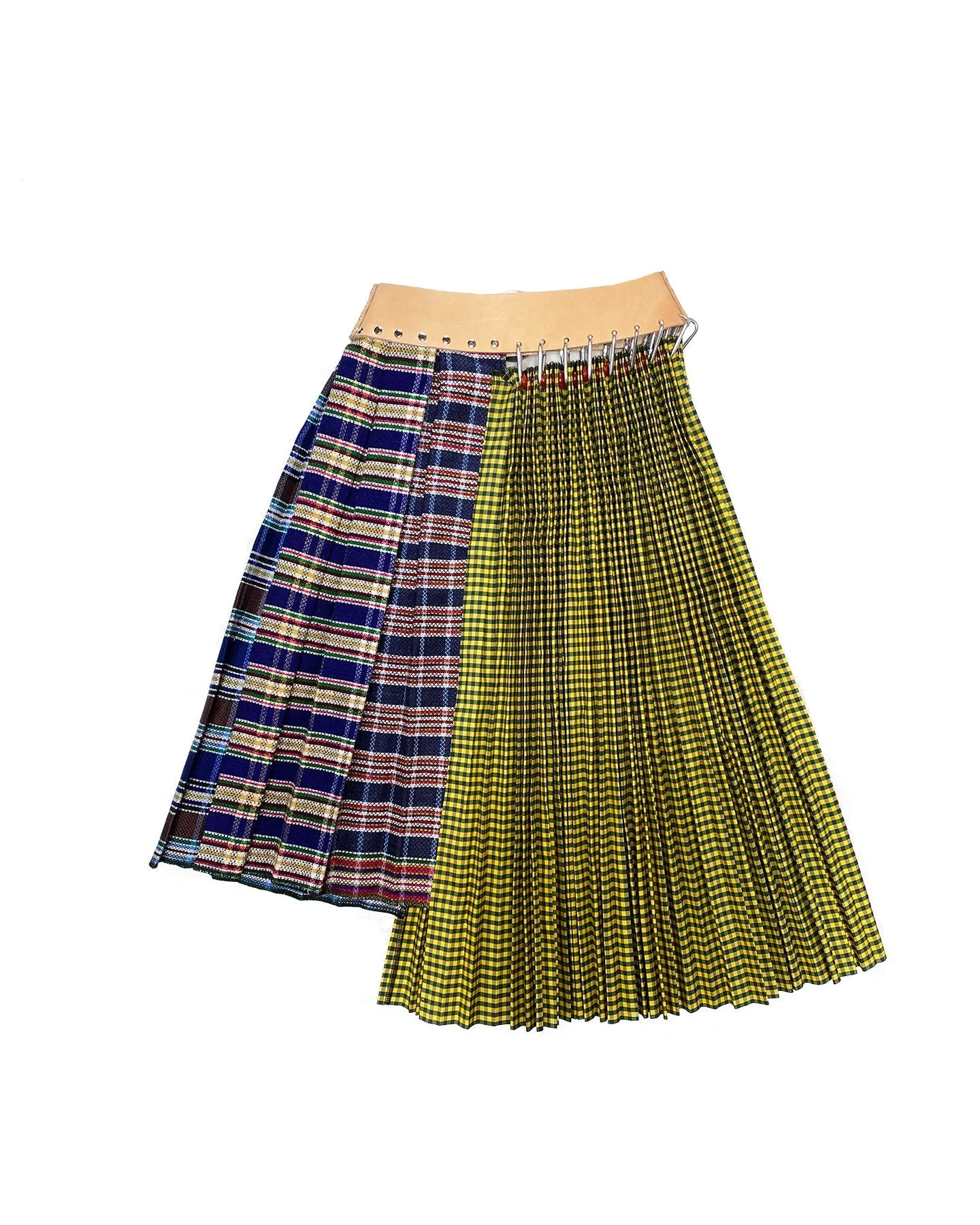 Blue, Green and Brown Half and Half Skirt sold by Chopova Lowena product image thumbnail 2