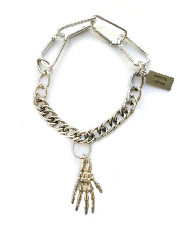 Skeleton Hand Necklace sold by Chopova Lowena