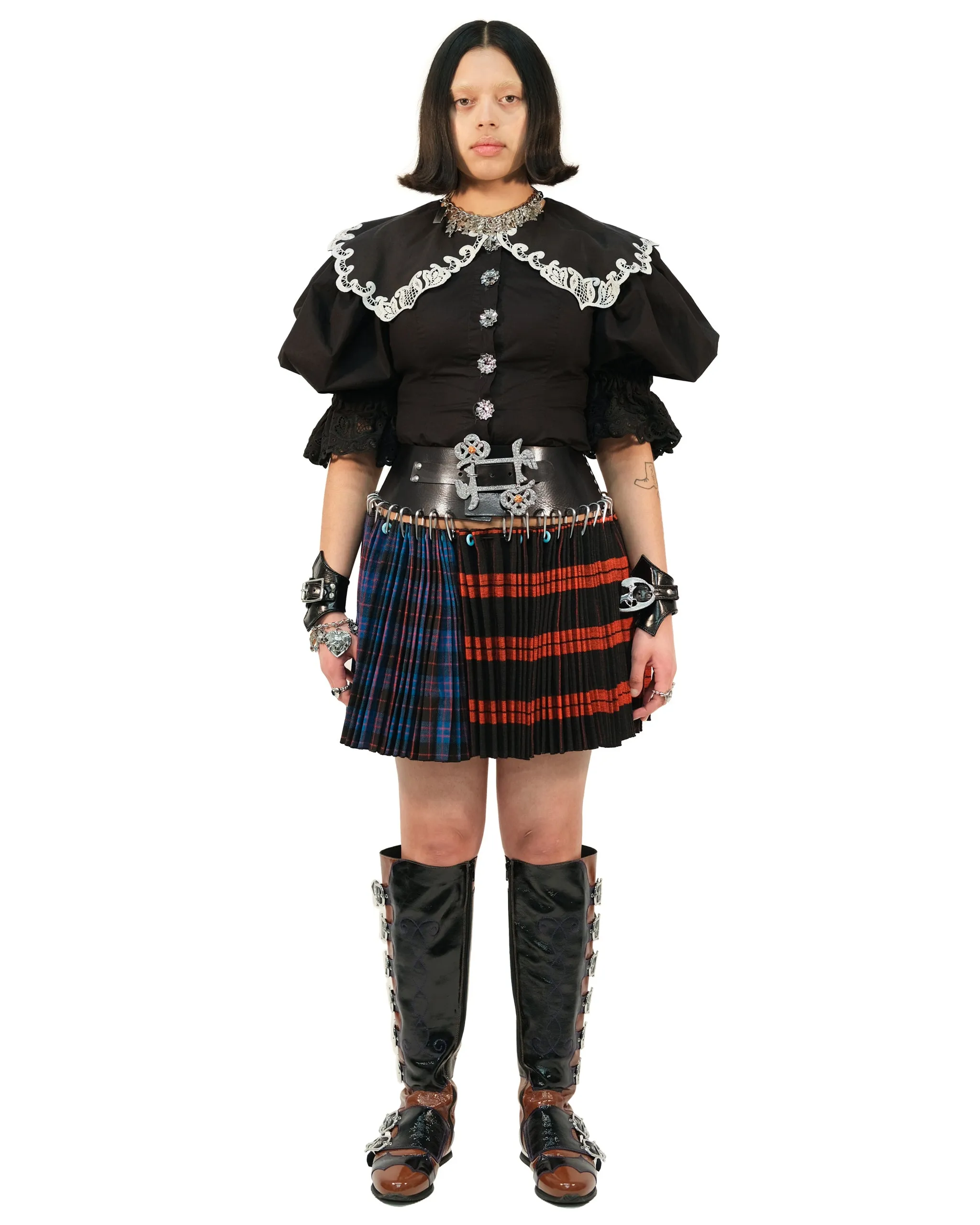 Meribel Folkloric Mini Carabiner Skirt sold by Chopova Lowena product image thumbnail 2