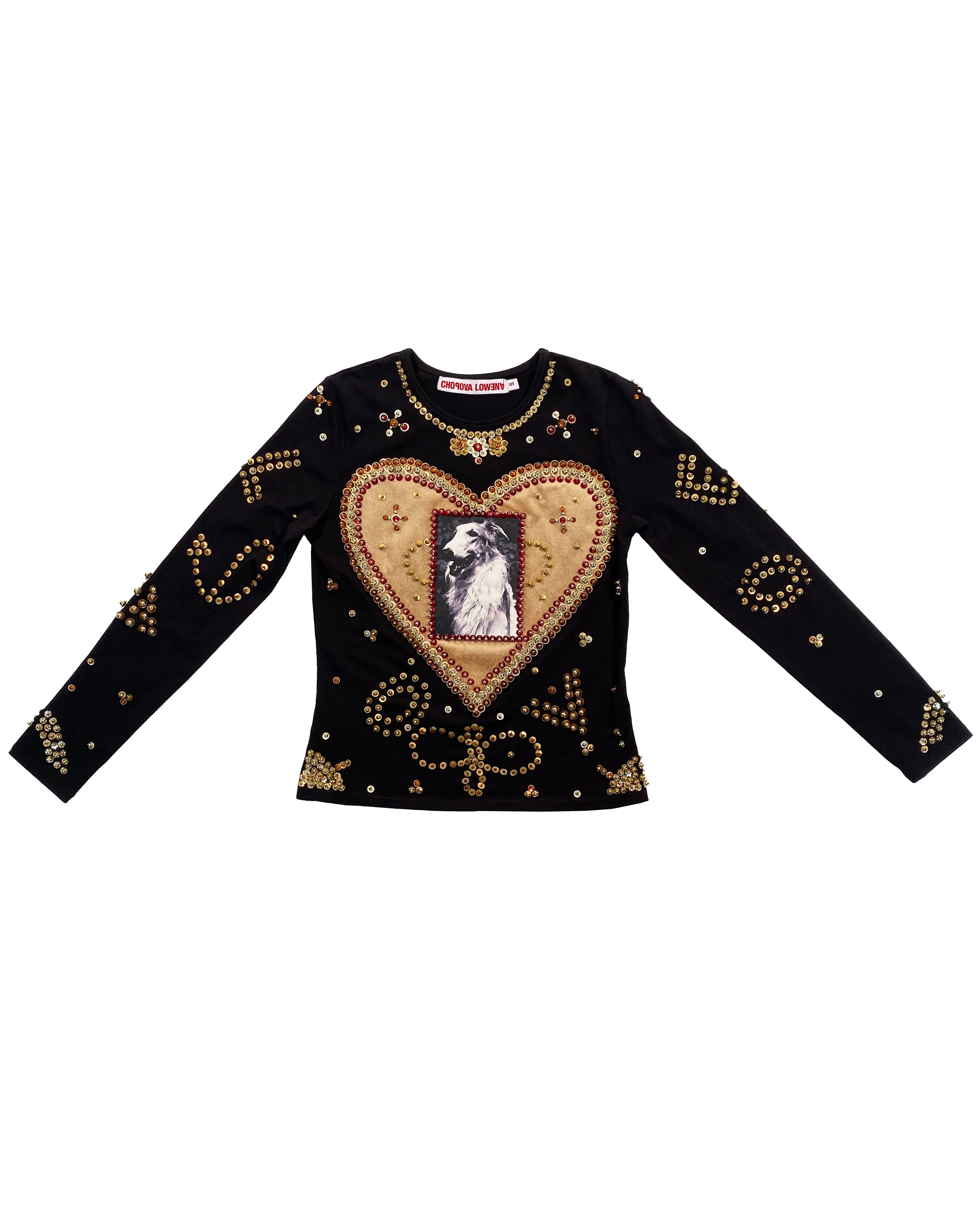 Dog Beaded Jersey Top sold by Chopova Lowena product image thumbnail 5