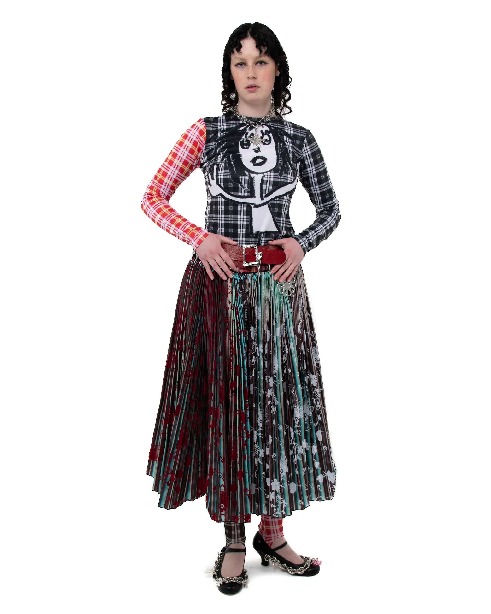 Heather Carabiner Midi Skirt sold by Chopova Lowena product image thumbnail 2