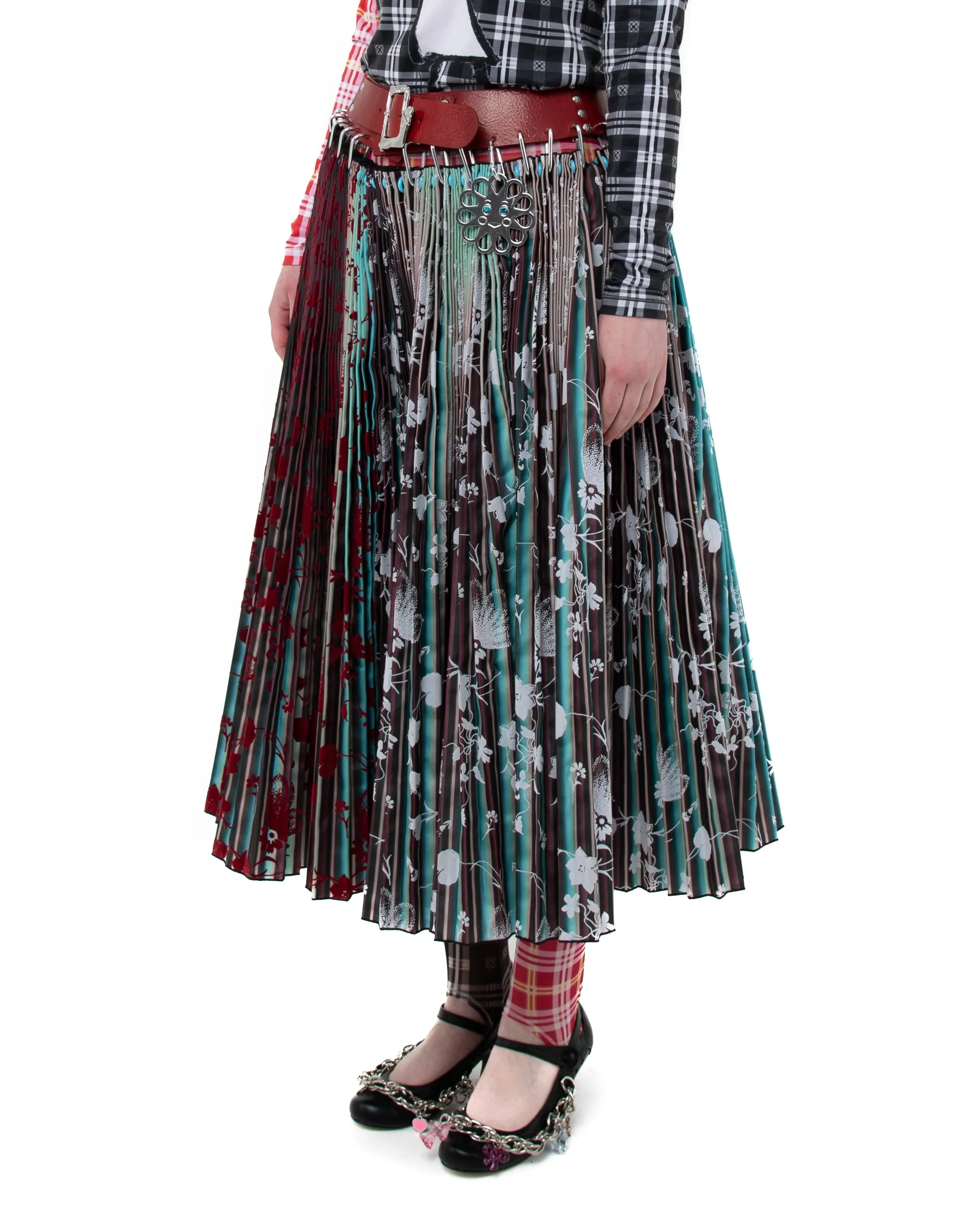 Heather Carabiner Midi Skirt sold by Chopova Lowena product image thumbnail 4