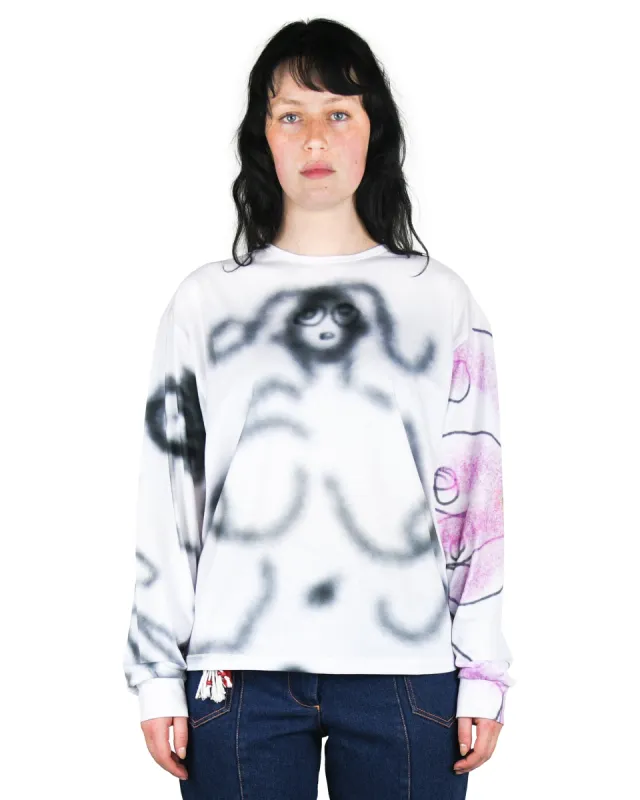 X-Rated Oversized Jersey Top made by Chopova Lowena