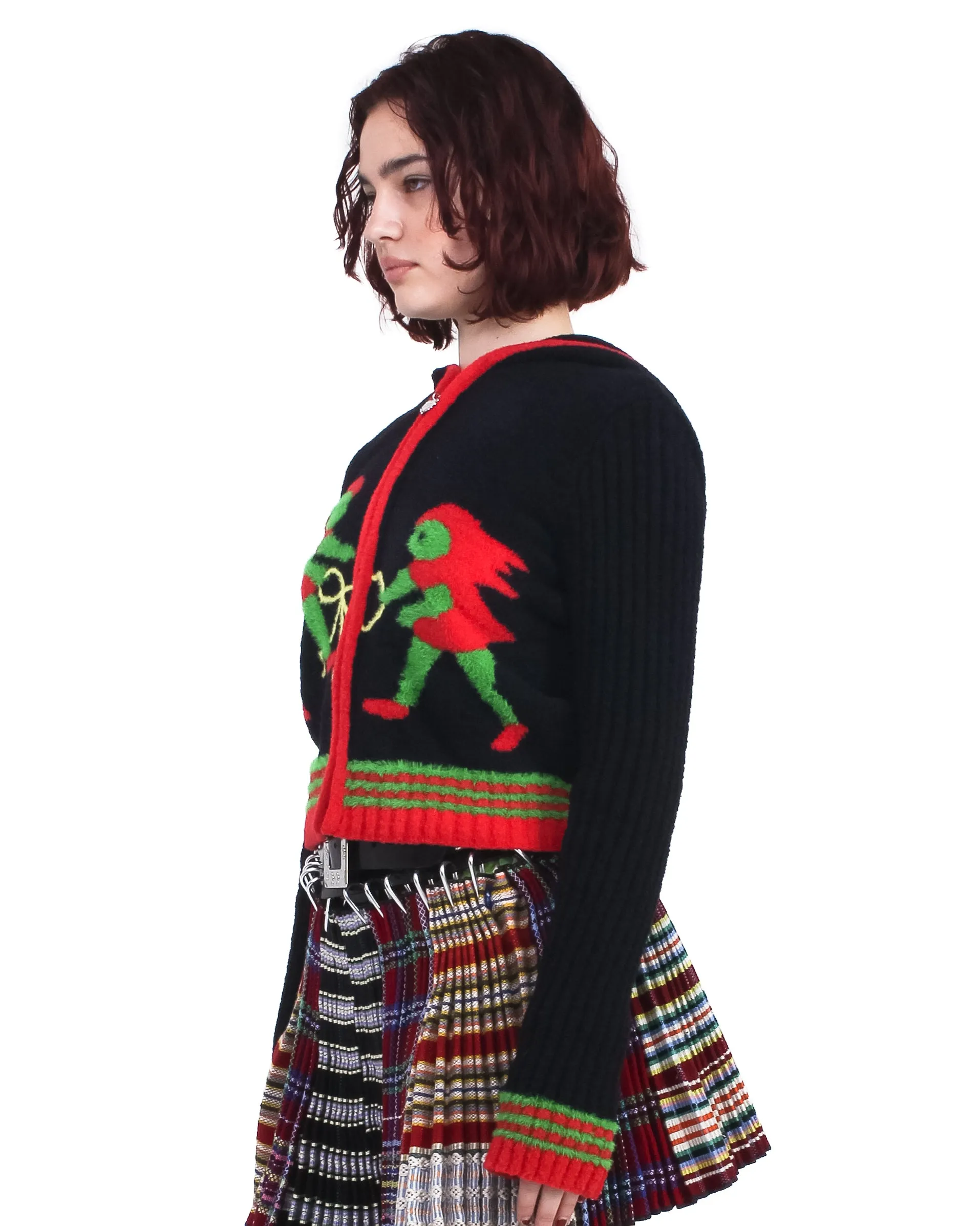 Bow Girls Zip Cardigan sold by Chopova Lowena product image thumbnail 4