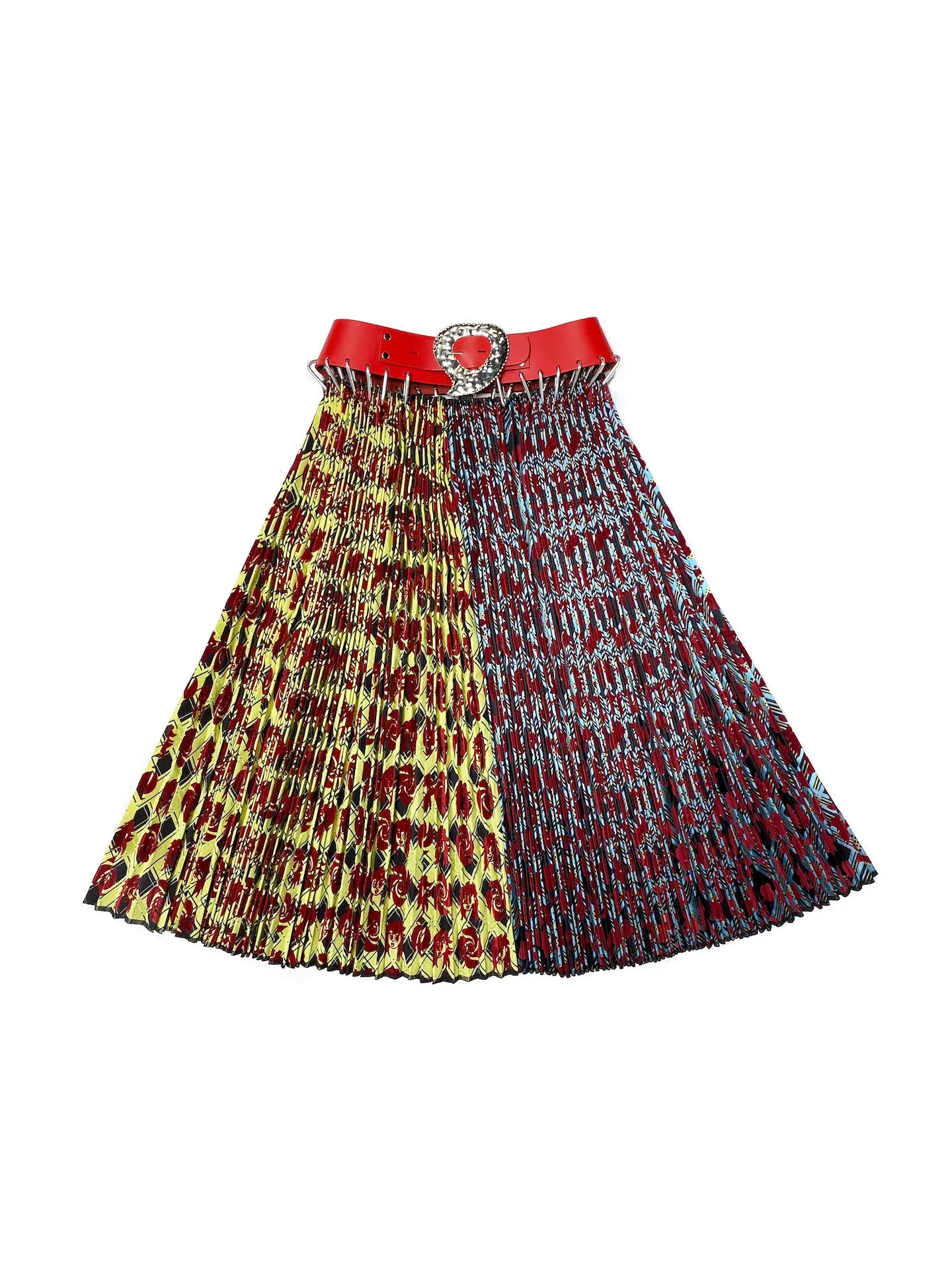 Flocked Girl Print Midi Skirt sold by Chopova Lowena