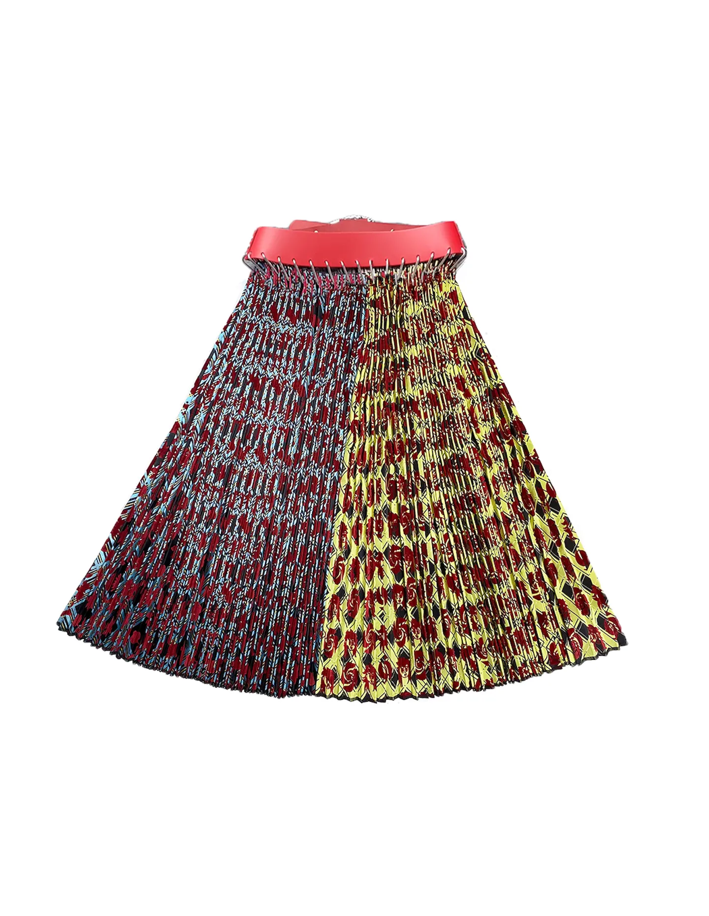 Flocked Girl Print Midi Skirt sold by Chopova Lowena product image thumbnail 2
