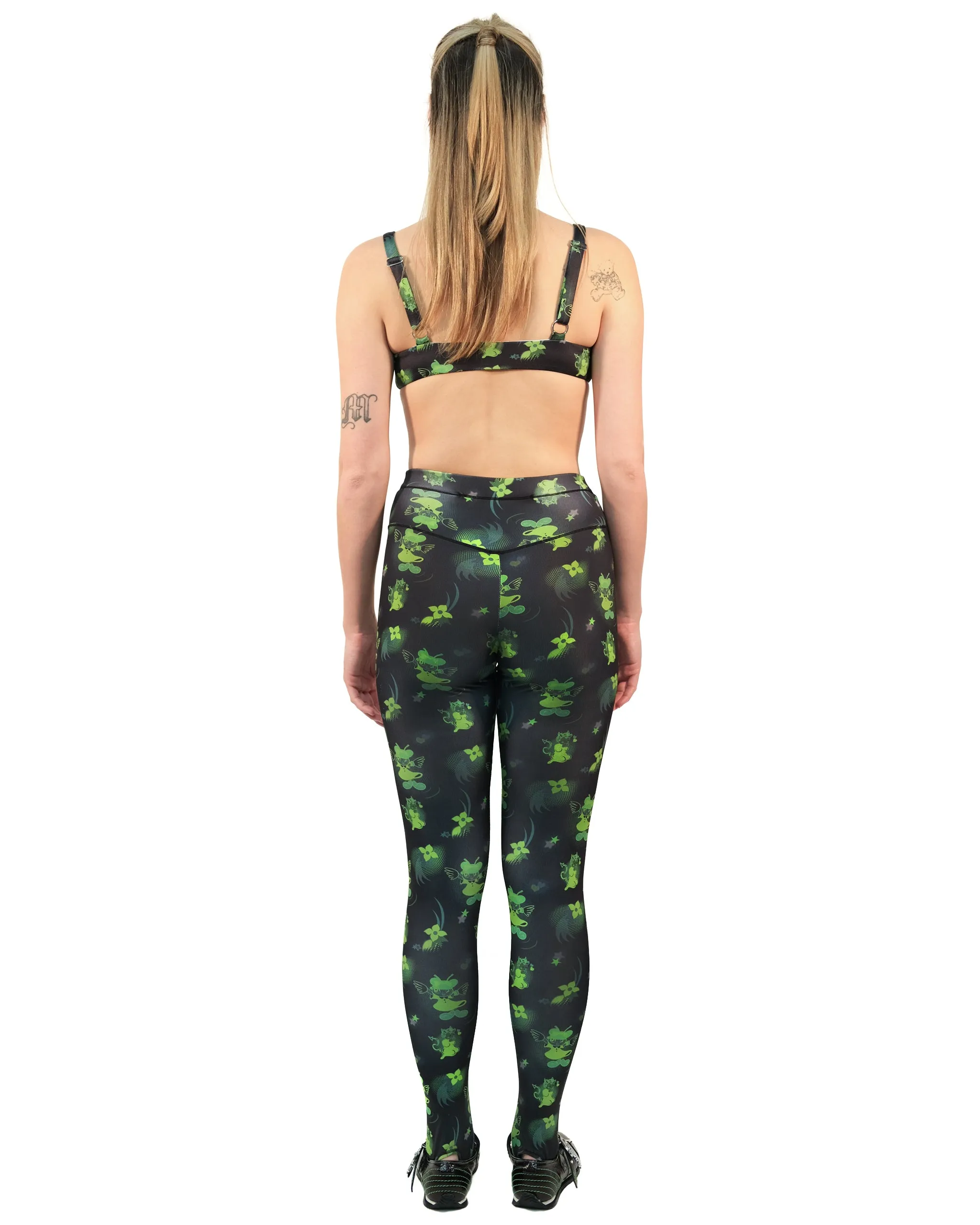 Neon Cartoon Lycra Leggings sold by Chopova Lowena product image thumbnail 3