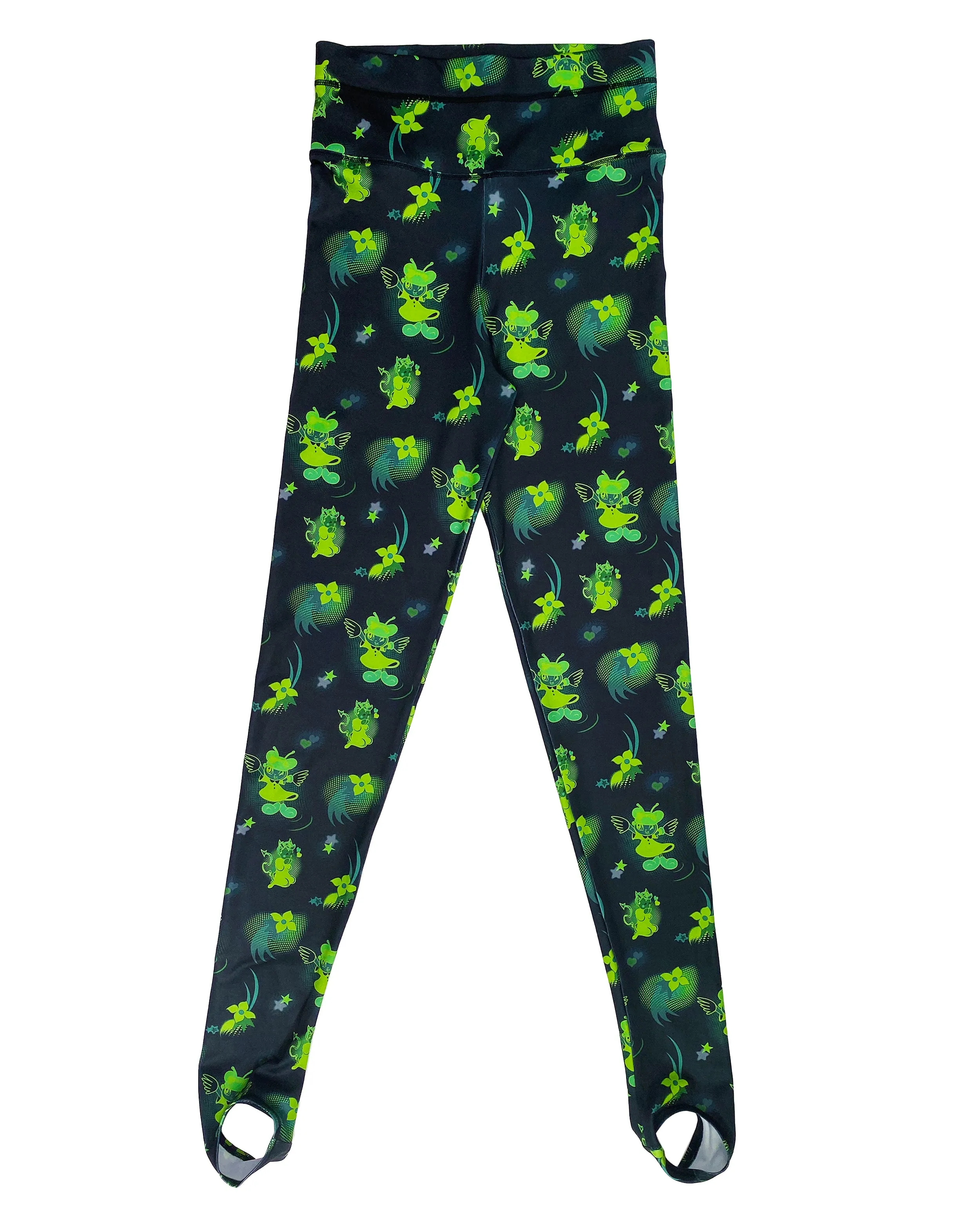 Neon Cartoon Lycra Leggings sold by Chopova Lowena product image thumbnail 4