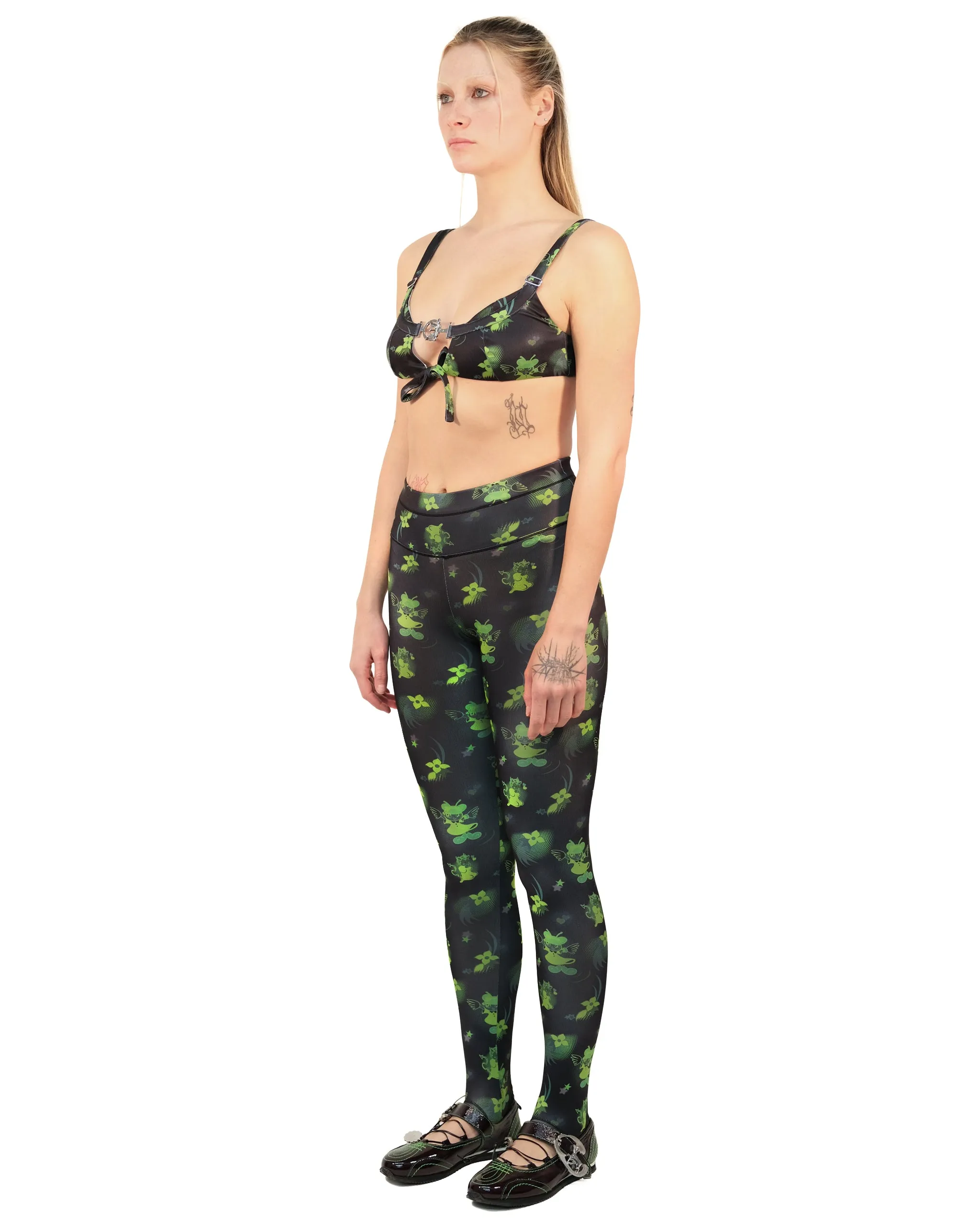 Neon Cartoon Lycra Leggings sold by Chopova Lowena product image thumbnail 2