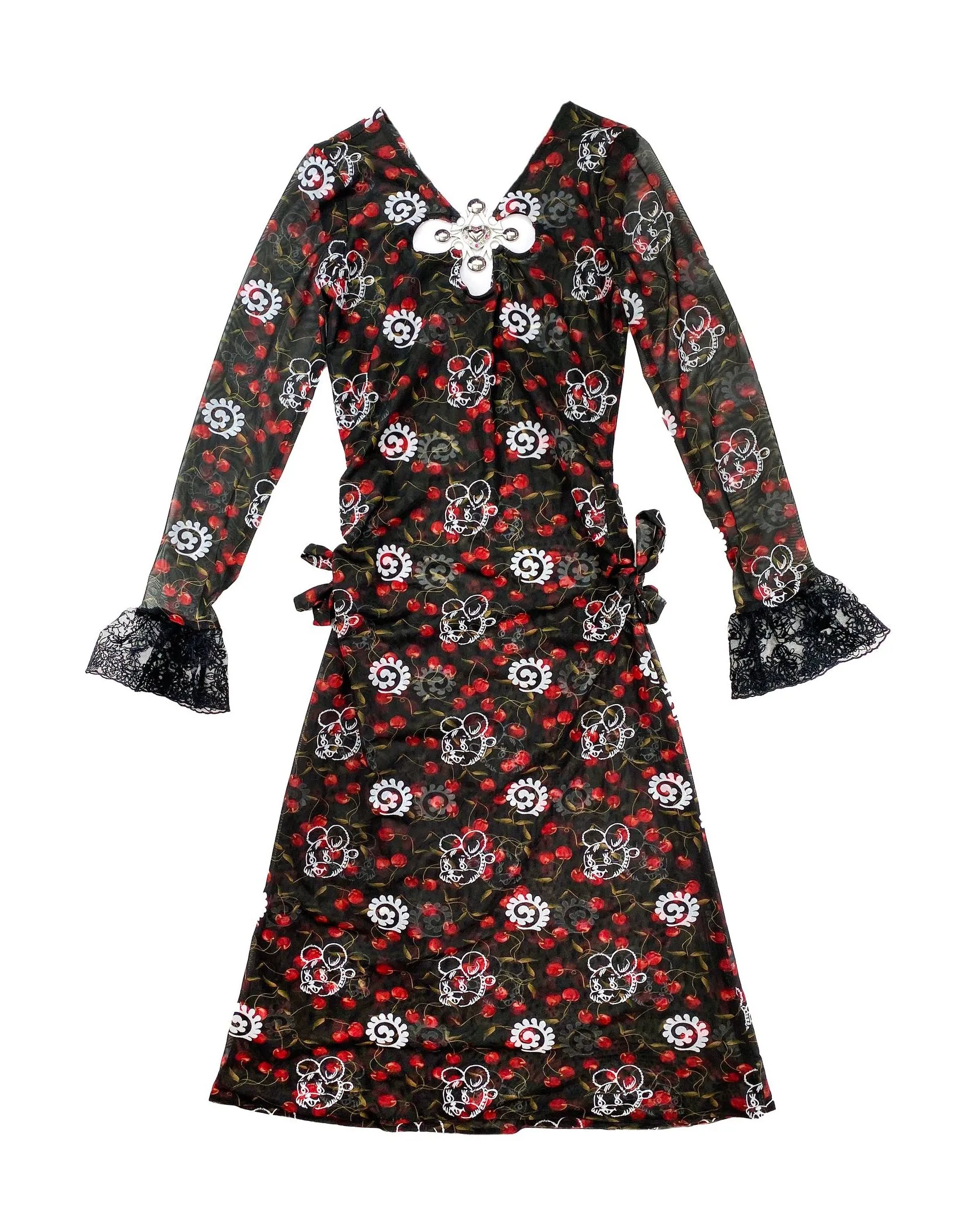 Windsucker Cherry Dress sold by Chopova Lowena product image thumbnail 5