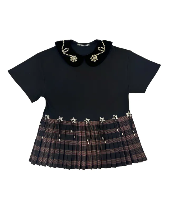 Saltos Mini Kilt Dress made by Chopova Lowena