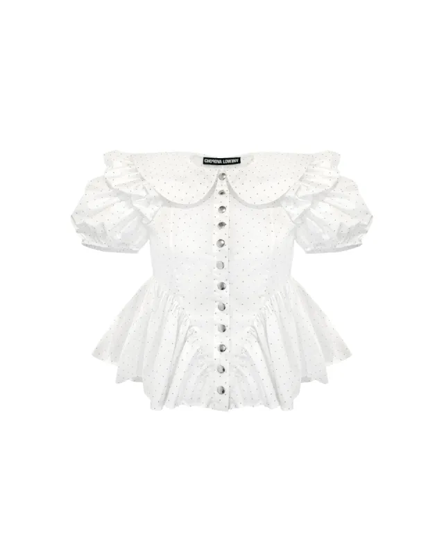 White Lasso Blouse sold by Chopova Lowena