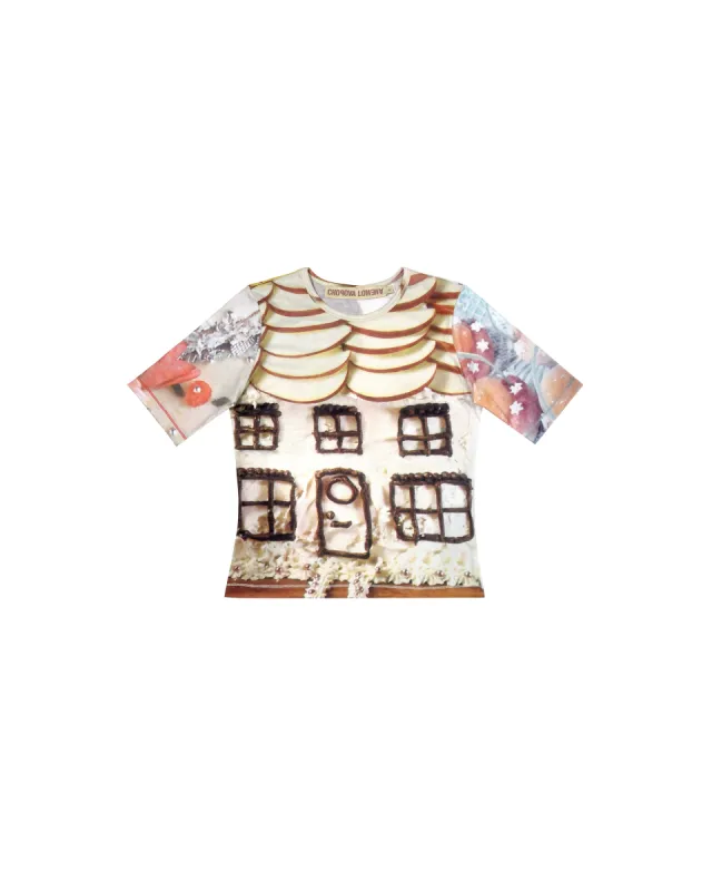 Welcome Home Short Sleeve Jersey Top sold by Chopova Lowena