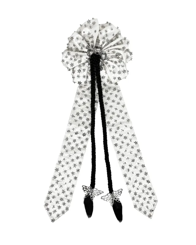 Rider Hair Rosette made by Chopova Lowena