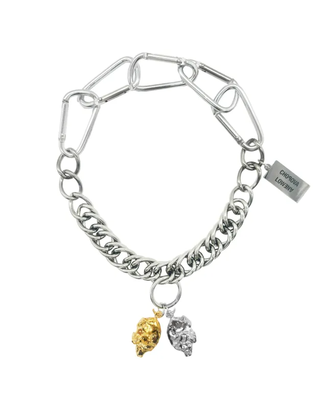 Pair of Pigs Necklace made by Chopova Lowena