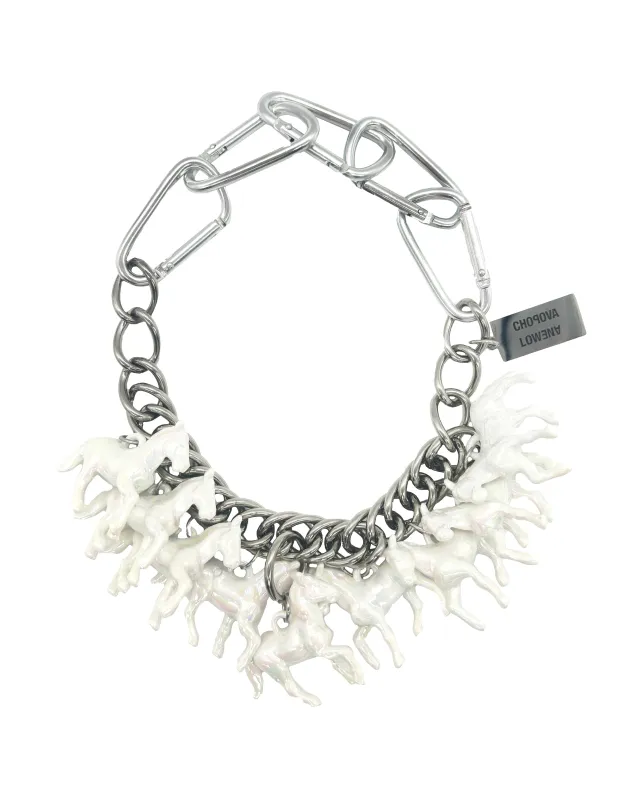 Horse Girl Necklace made by Chopova Lowena