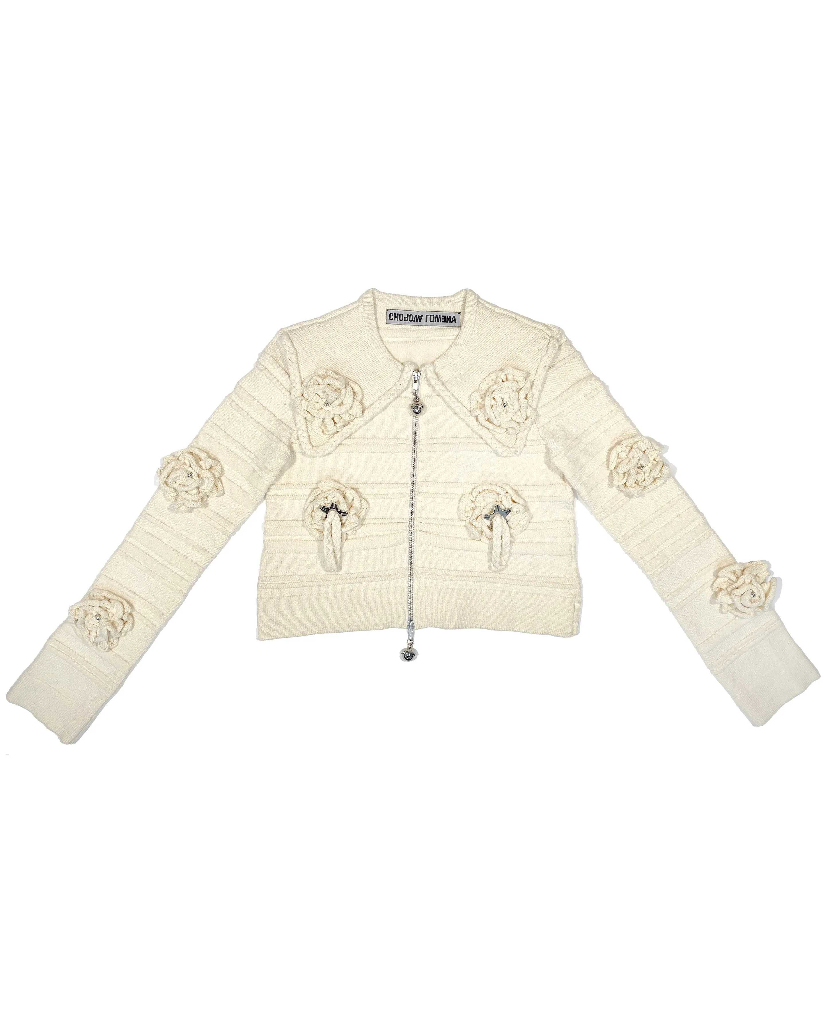 Cream Club Cardigan sold by Chopova Lowena