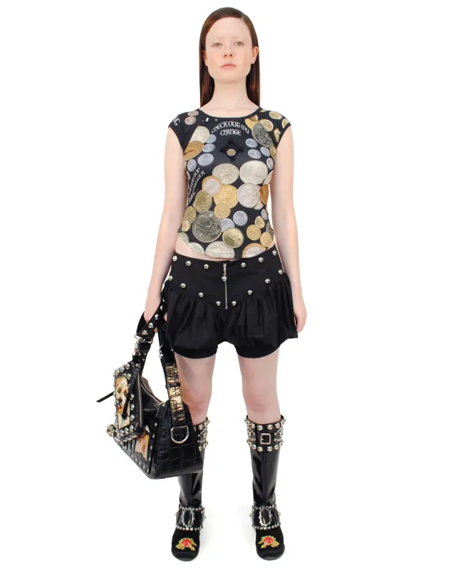 Angelica Coin Short Sleeve Top made by Chopova Lowena