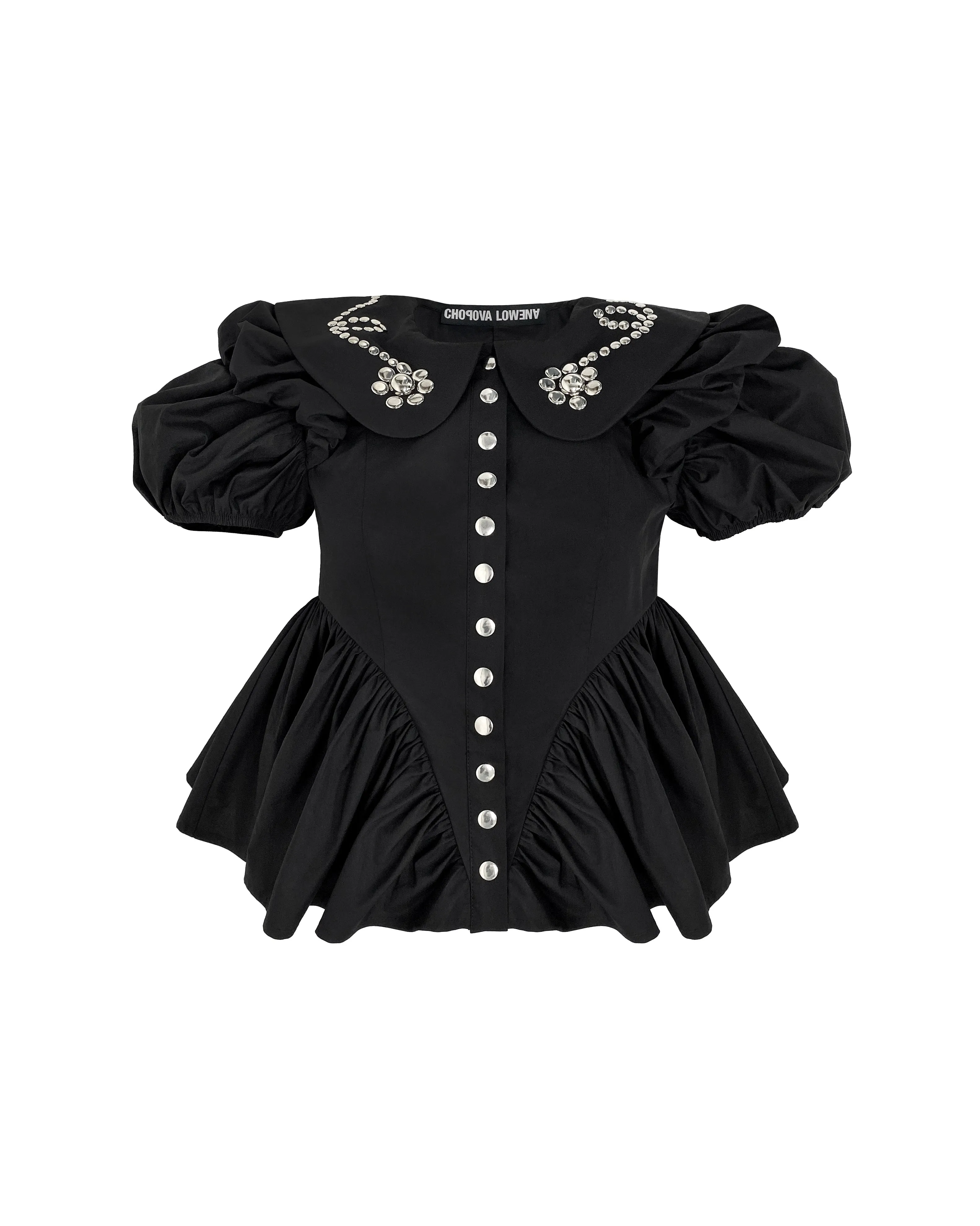 Black Lasso Blouse sold by Chopova Lowena