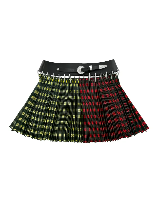 Exclusive Split Mini Carabiner Skirt made by Chopova Lowena
