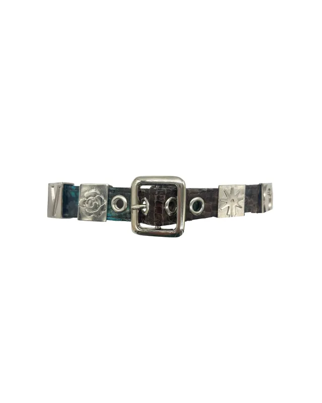 Scramble Letter Choker Necklace made by Chopova Lowena