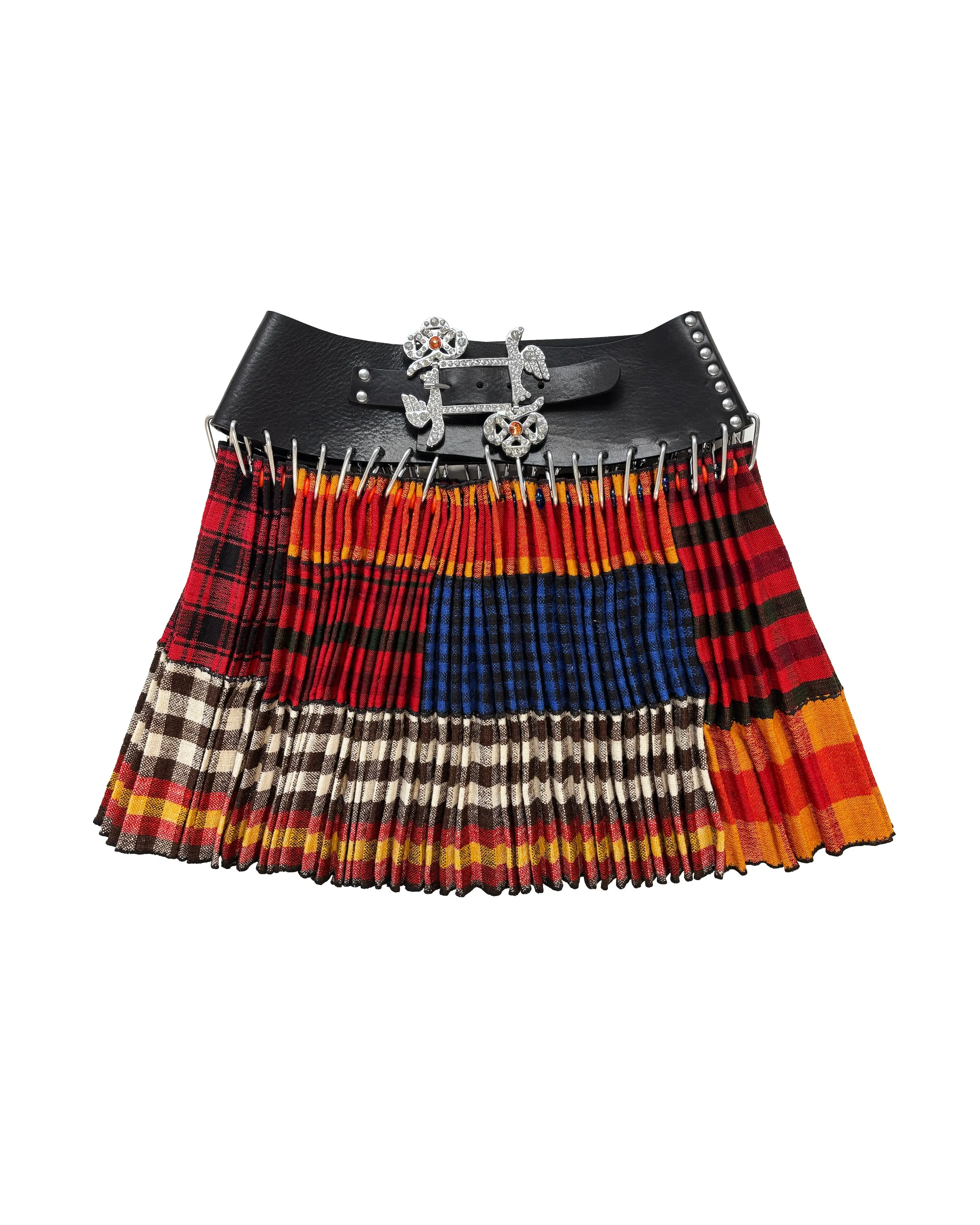 Exclusive Folkloric Mini Carabiner Skirt sold by Chopova Lowena