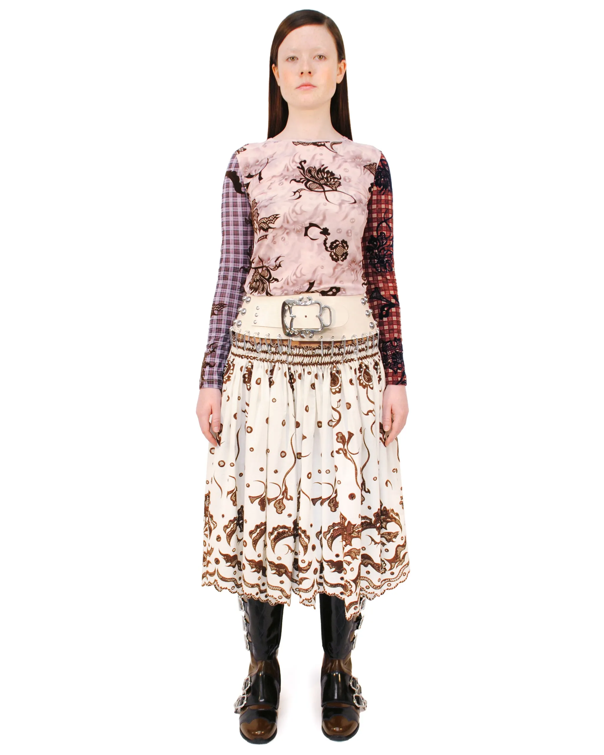 Alma Knee Carabiner Skirt sold by Chopova Lowena
