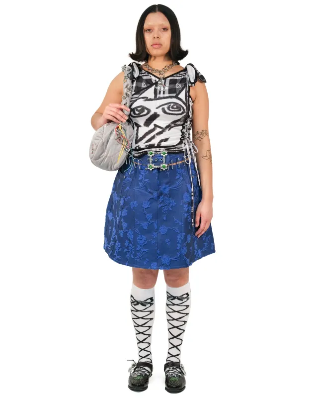 Mallow Carabiner Knee Skirt made by Chopova Lowena