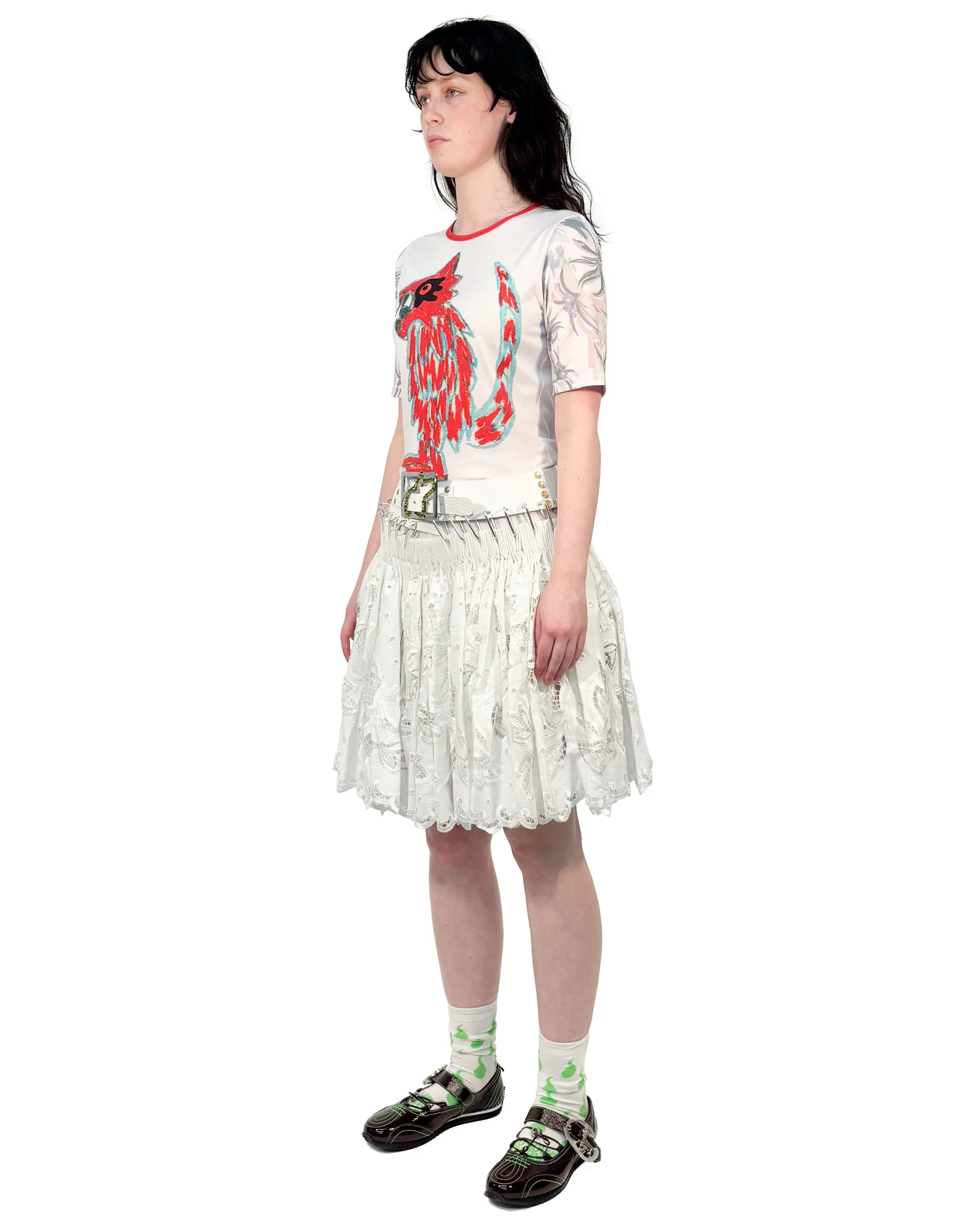 Barley Mini Smocked Skirt sold by Chopova Lowena product image thumbnail 2