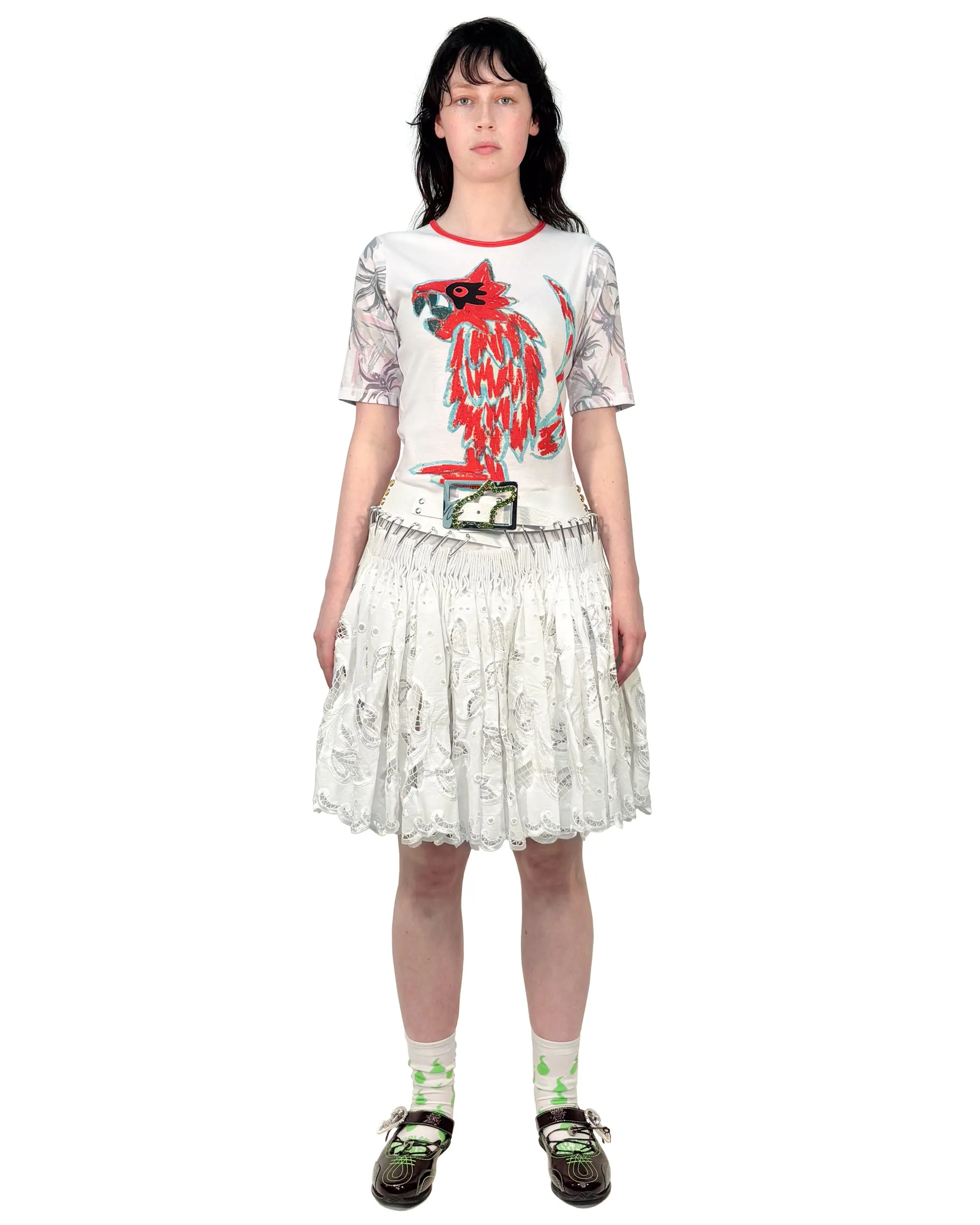 Barley Mini Smocked Skirt sold by Chopova Lowena