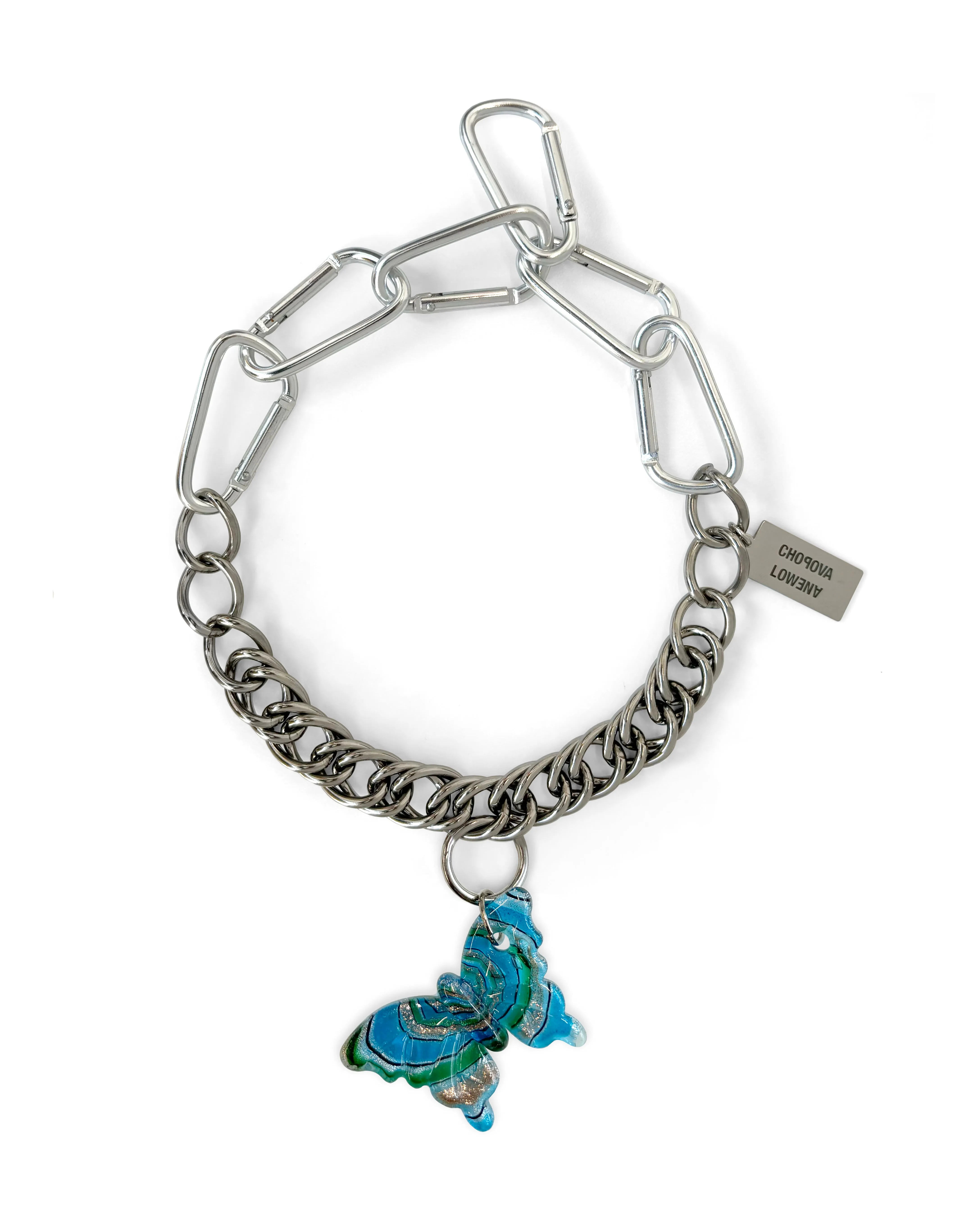 Spiral Butterfly Necklace sold by Chopova Lowena