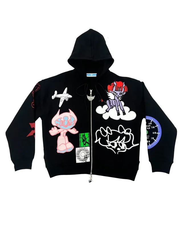 Flying High Zip Hoodie sold by Chopova Lowena
