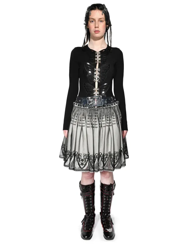 Black Butterfly Trio Cardigan sold by Chopova Lowena