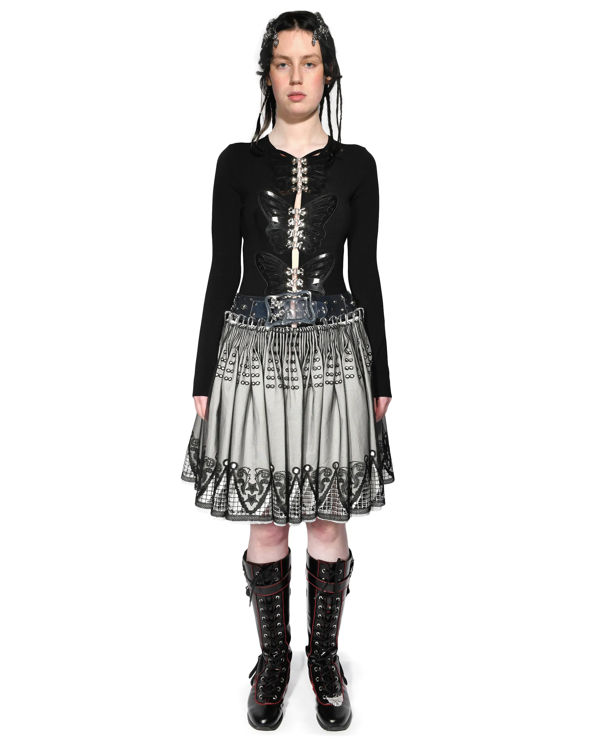 Black Butterfly Trio Cardigan sold by Chopova Lowena