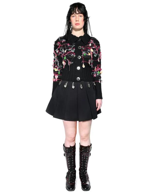 Black Washed Up Cardigan sold by Chopova Lowena