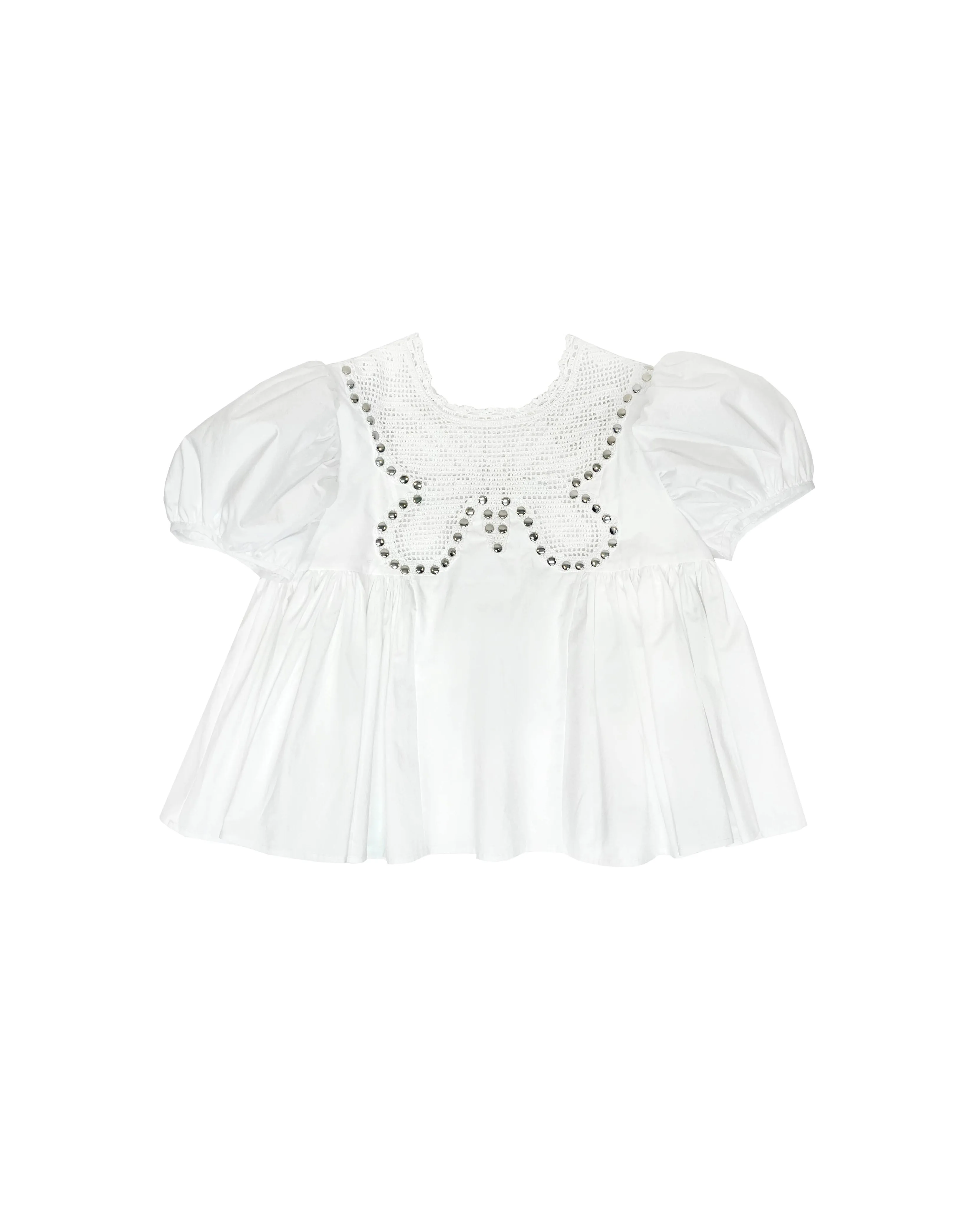 Willa Hand Crochet Blouse sold by Chopova Lowena