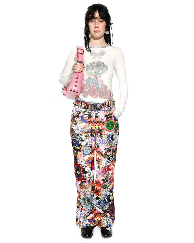 Crystal Cloud Fitted Jersey Top sold by Chopova Lowena