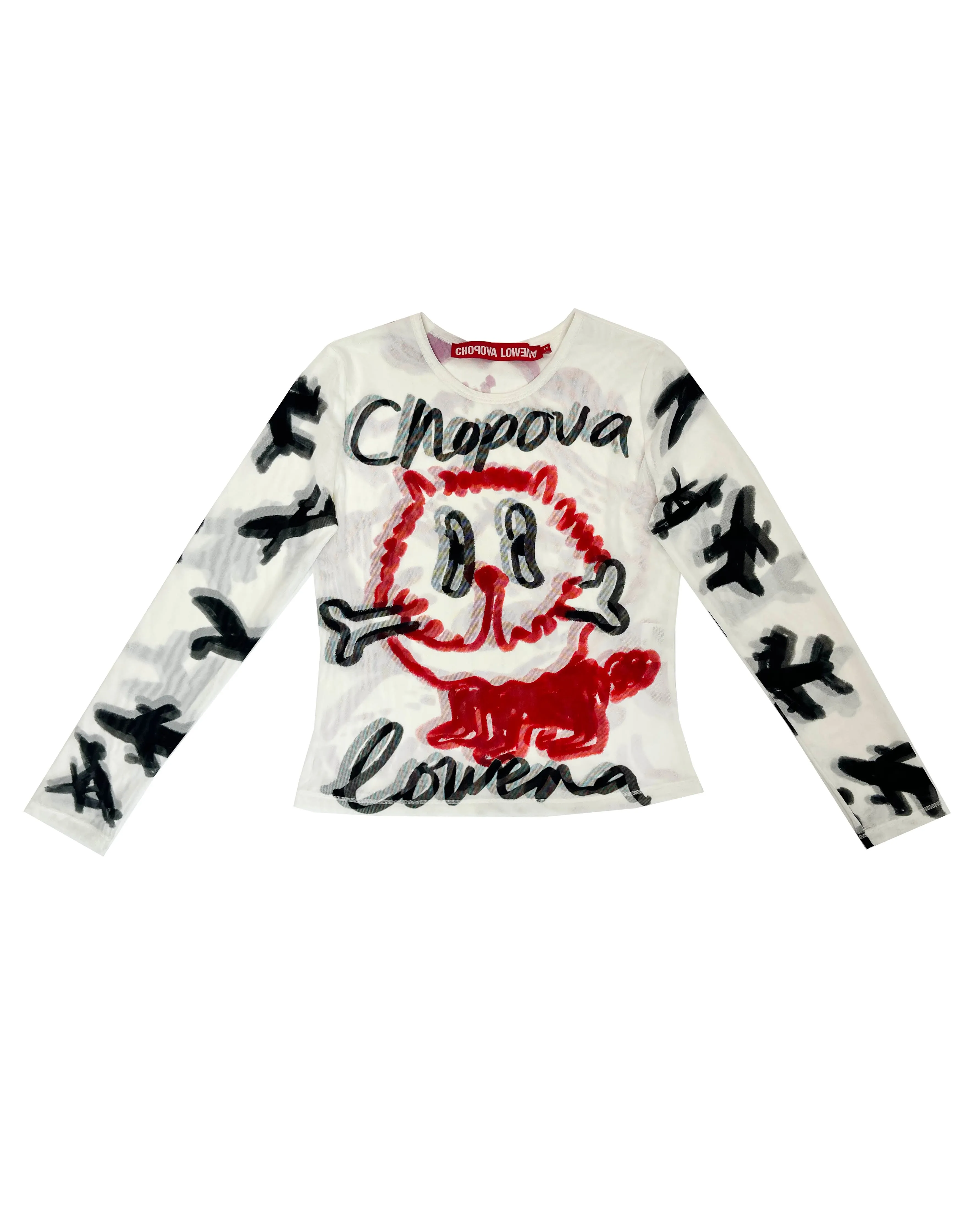 Bone Mesh Top sold by Chopova Lowena