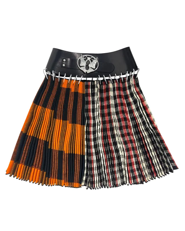 Wax Folkloric Knee Carabiner Skirt sold by Chopova Lowena